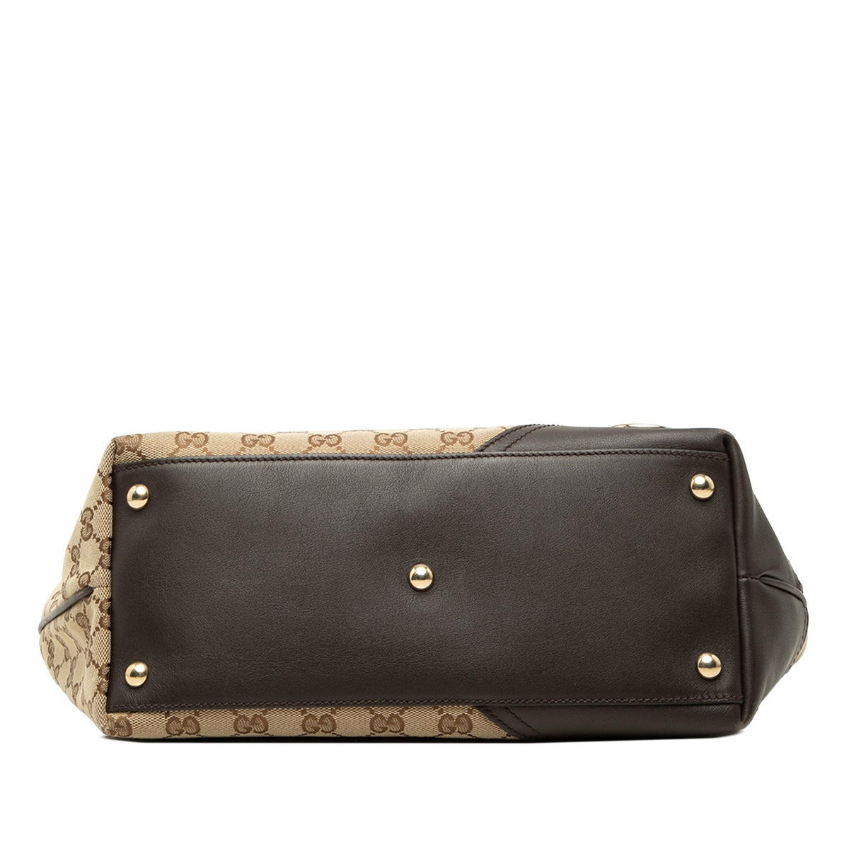 Gucci GG Canvas New Britt Tote — Beige