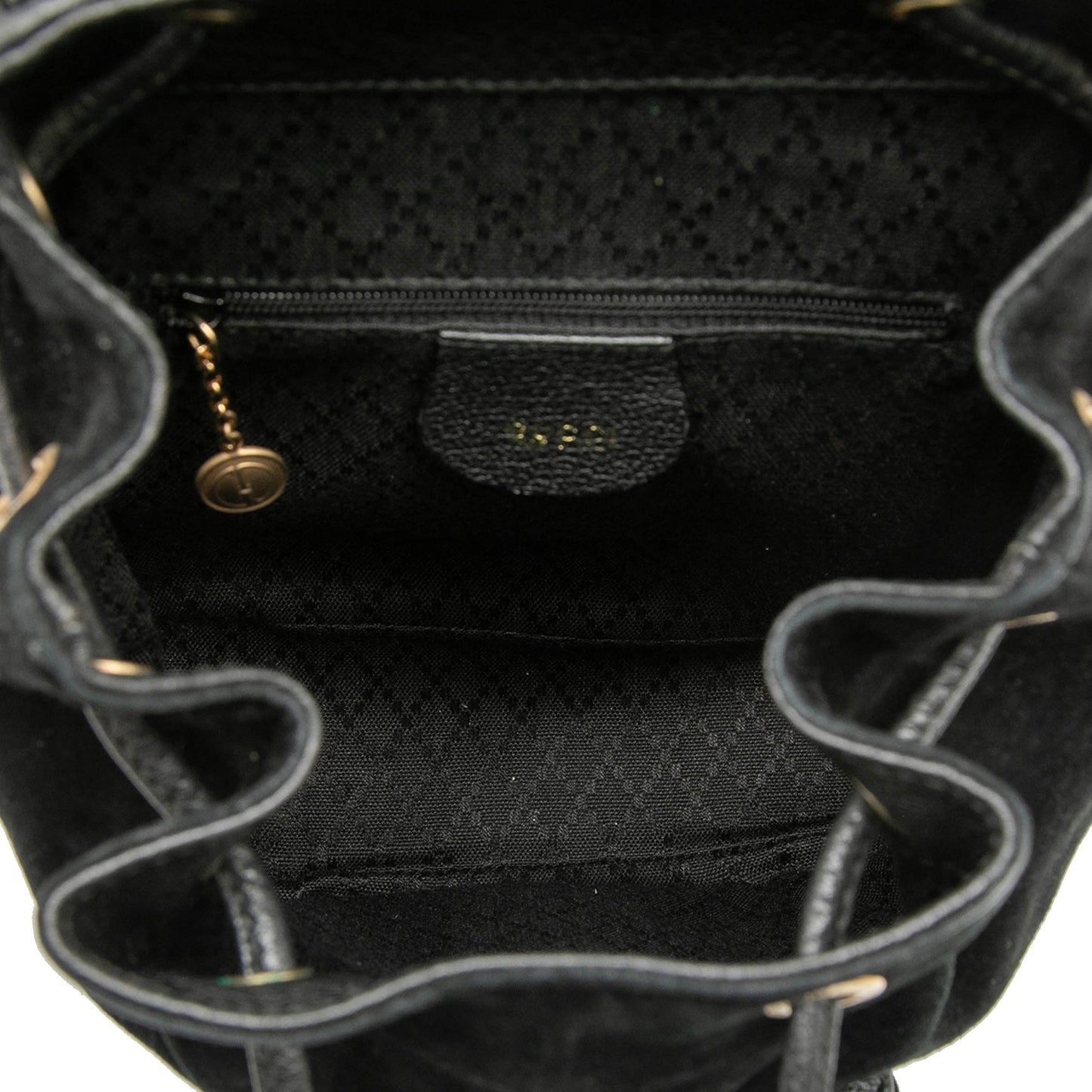 Gucci Suede Bamboo Backpack