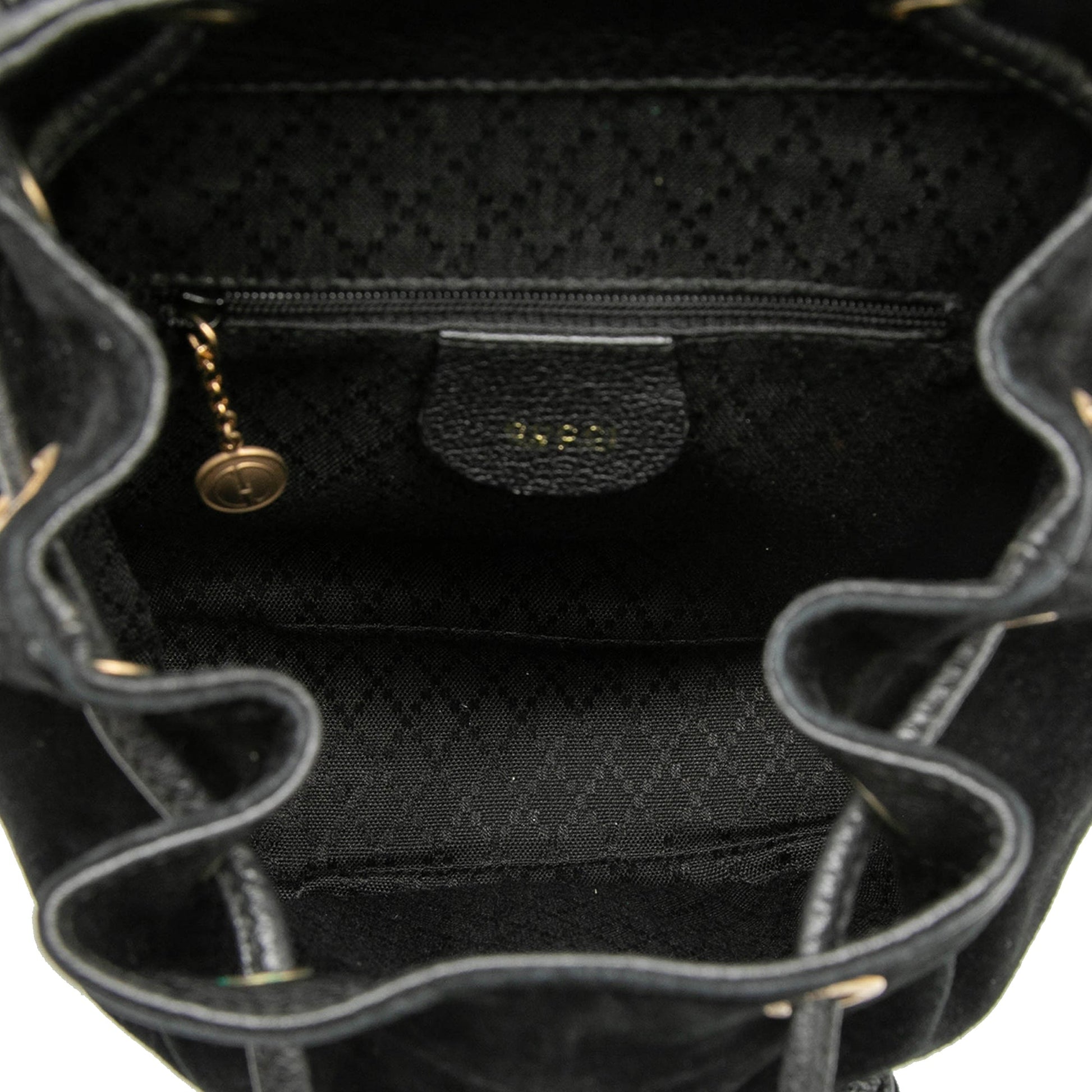 Gucci Suede Bamboo Backpack