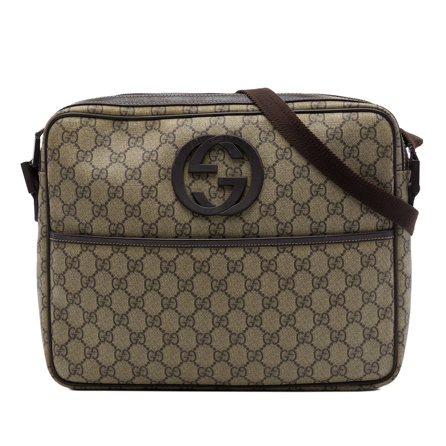 Gucci GG Supreme Interlocking G Crossbody