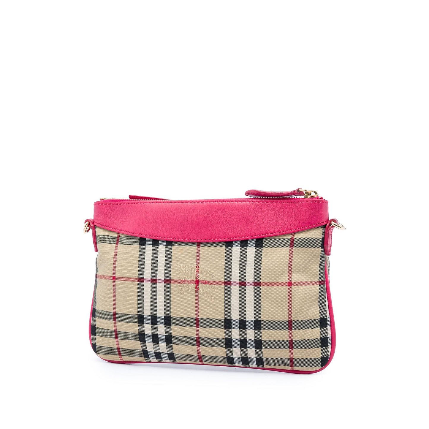 Burberry Haymarket Check Nylon Peyton Bow Tie Crossbody