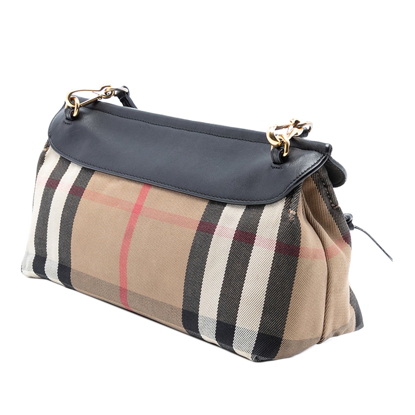 Burberry House Check Canvas and Leather Crossbody