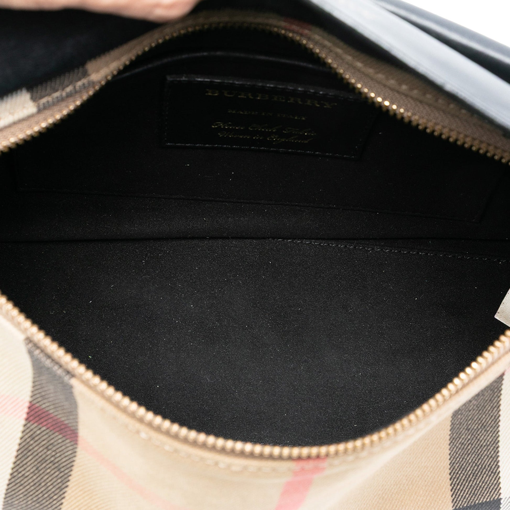 Burberry House Check Canvas and Leather Crossbody