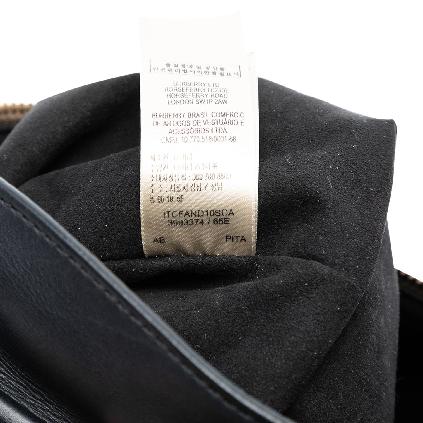 Burberry House Check Canvas and Leather Crossbody