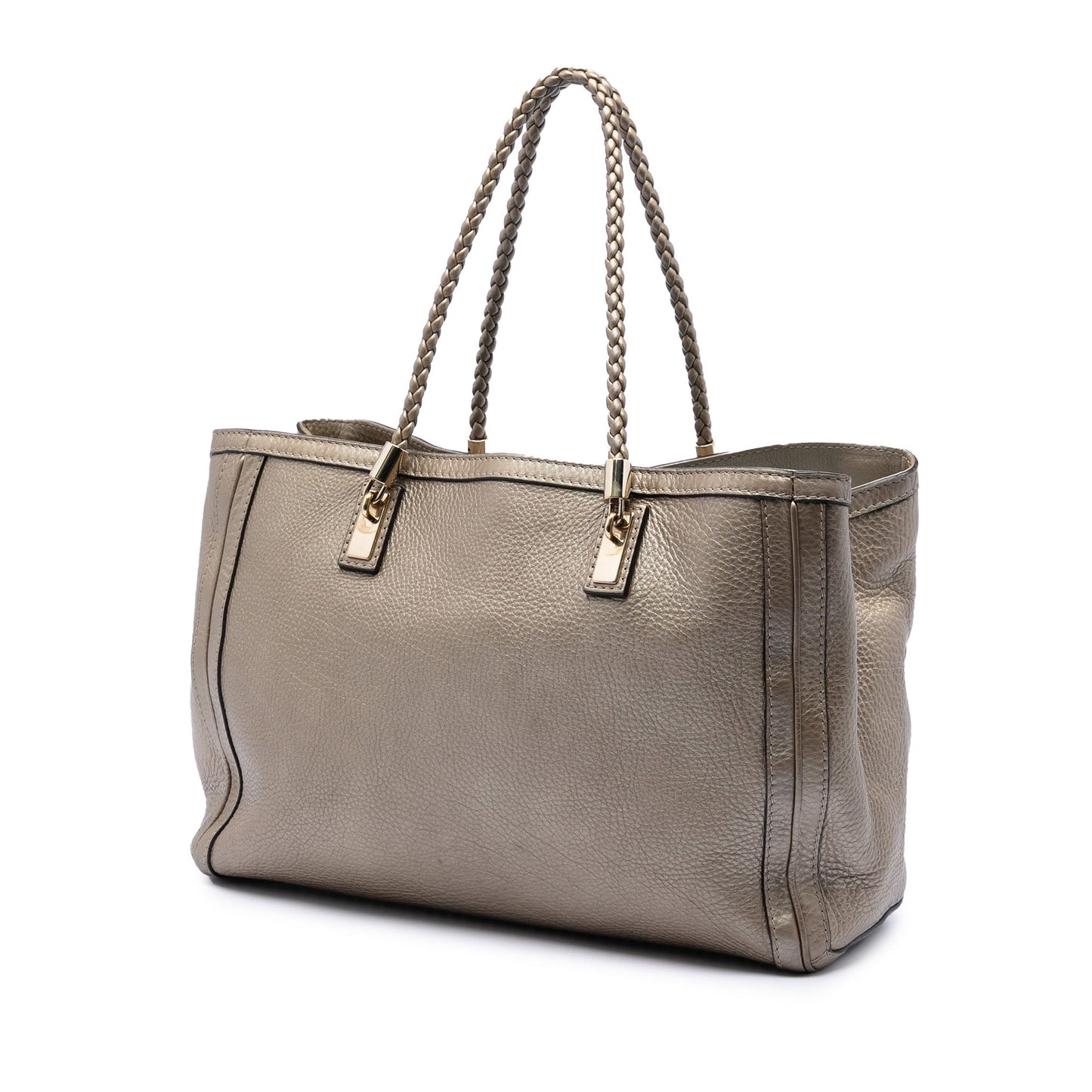 Gucci Metallic Calfskin Bella Tote