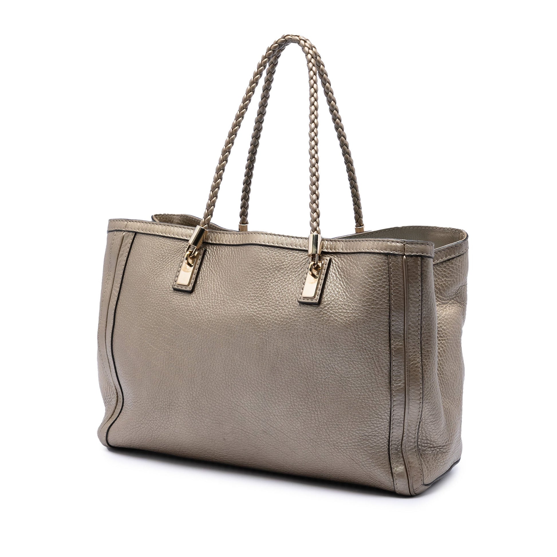 Gucci Metallic Calfskin Bella Tote