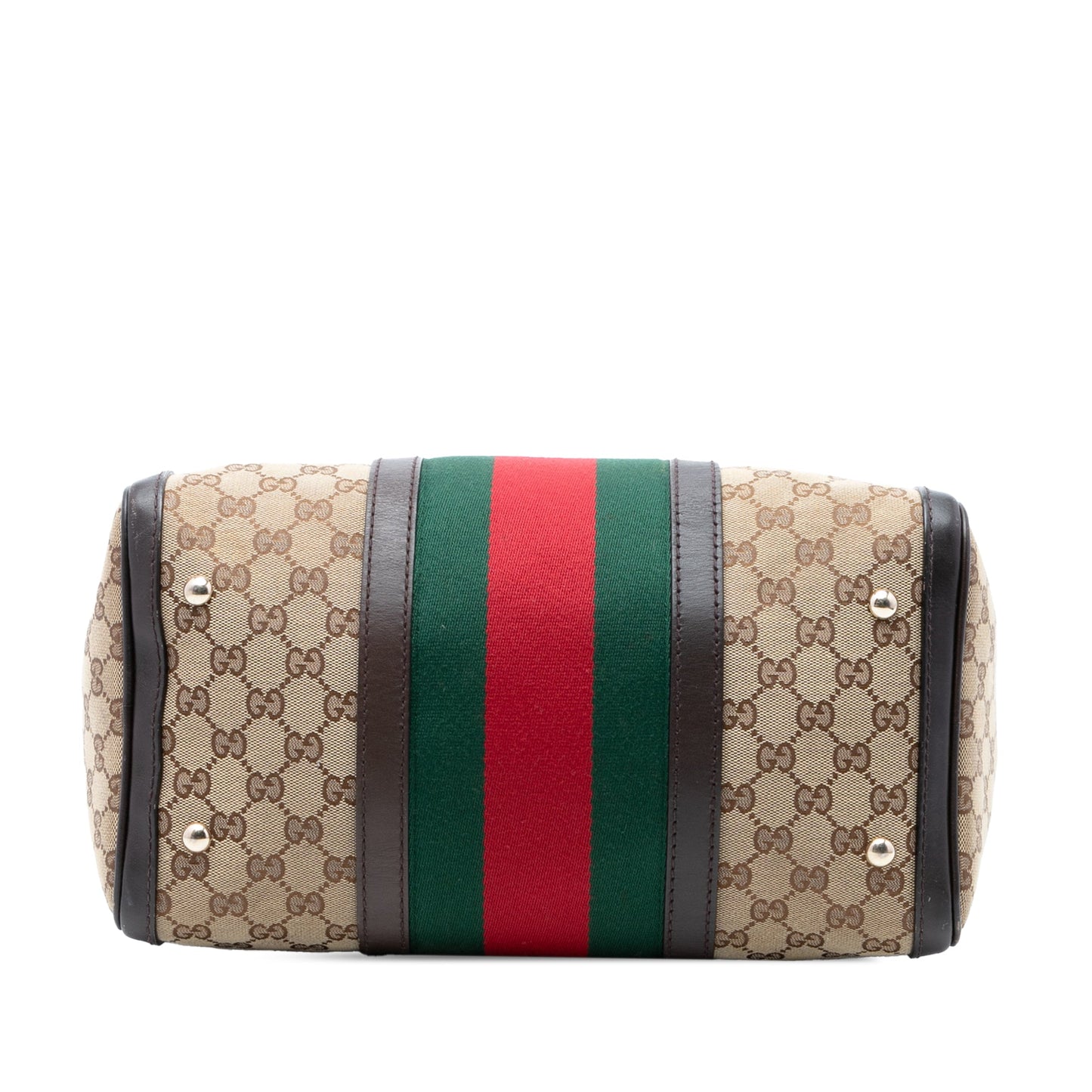 Gucci Medium GG Canvas Web Joy Boston Bag