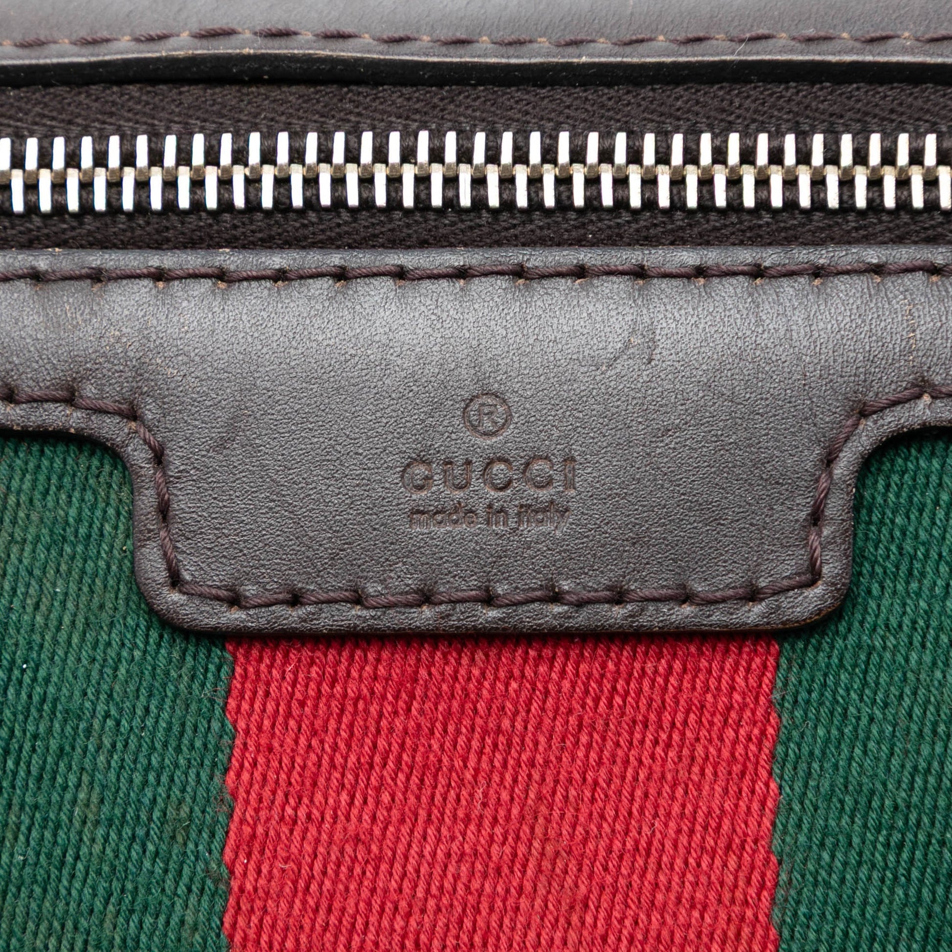 Gucci Medium GG Canvas Web Joy Boston Bag
