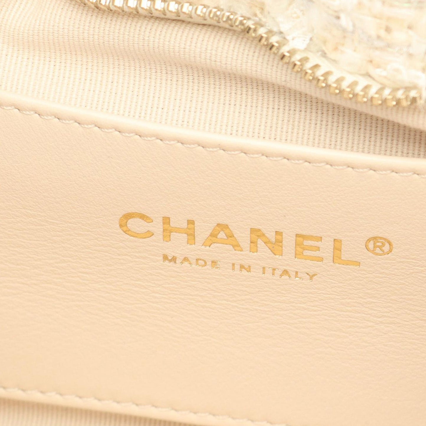 Chanel Mini CC Tweed Bow Satchel