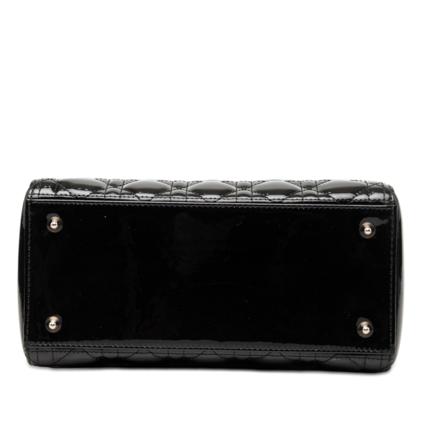 Dior Medium Patent Cannage Lady Dior