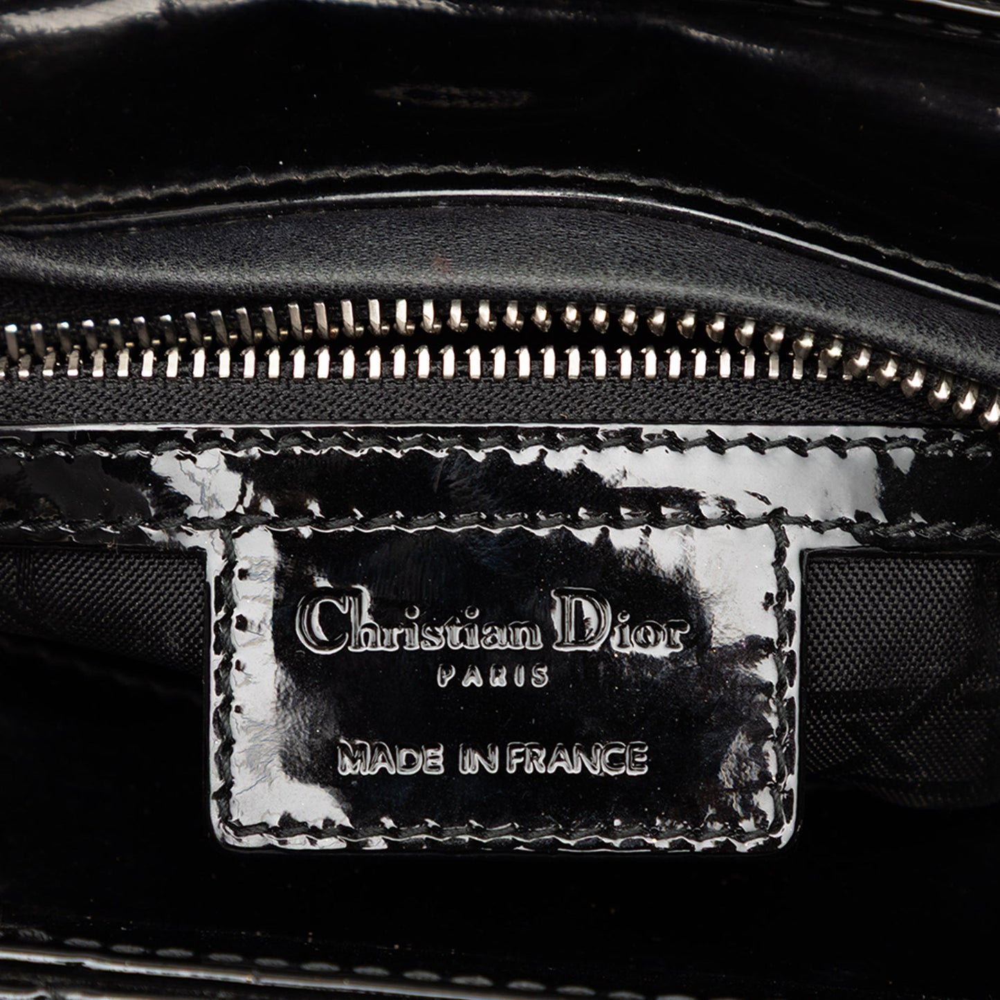 Dior Medium Patent Cannage Lady Dior