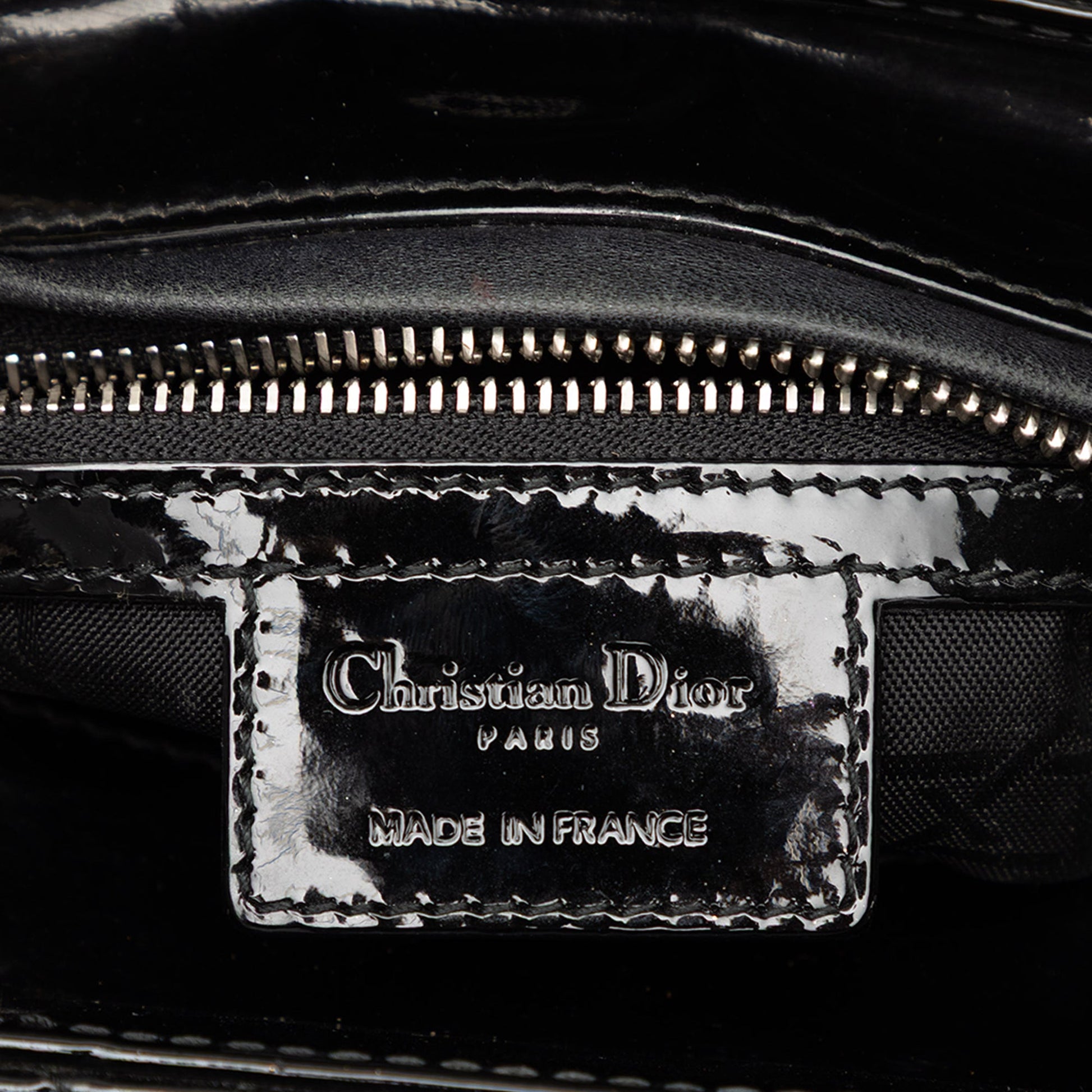 Dior Medium Patent Cannage Lady Dior