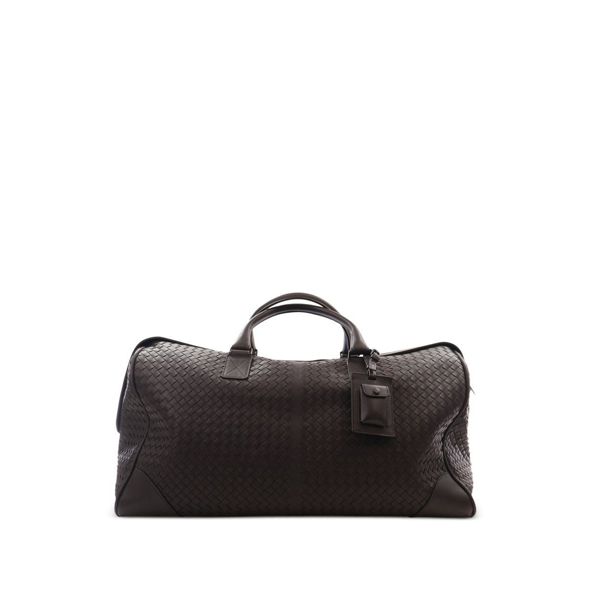 Bottega Veneta Large Nappa Intrecciato VN Duffel Bag — Brown