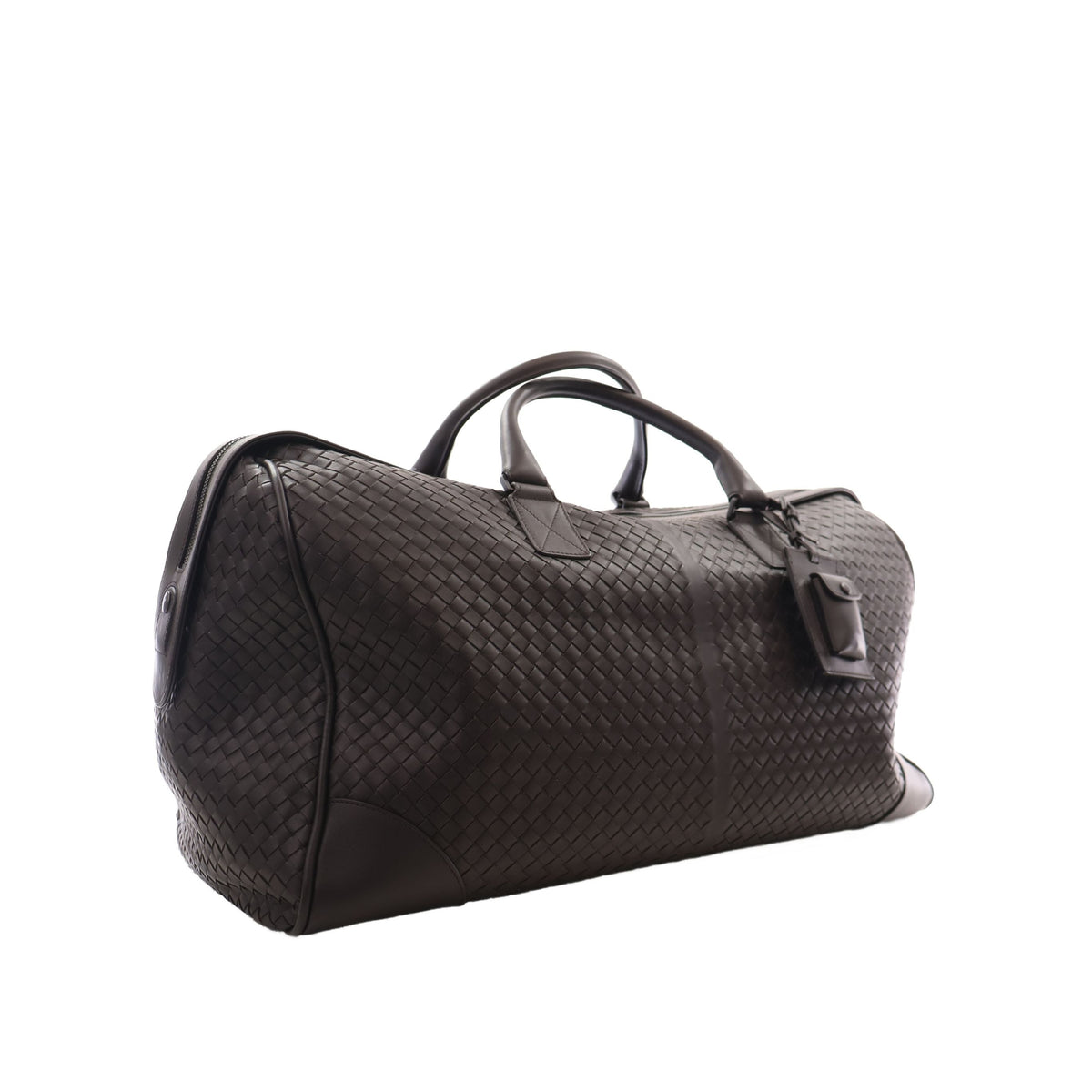 Bottega Veneta Large Nappa Intrecciato VN Duffel Bag — Brown