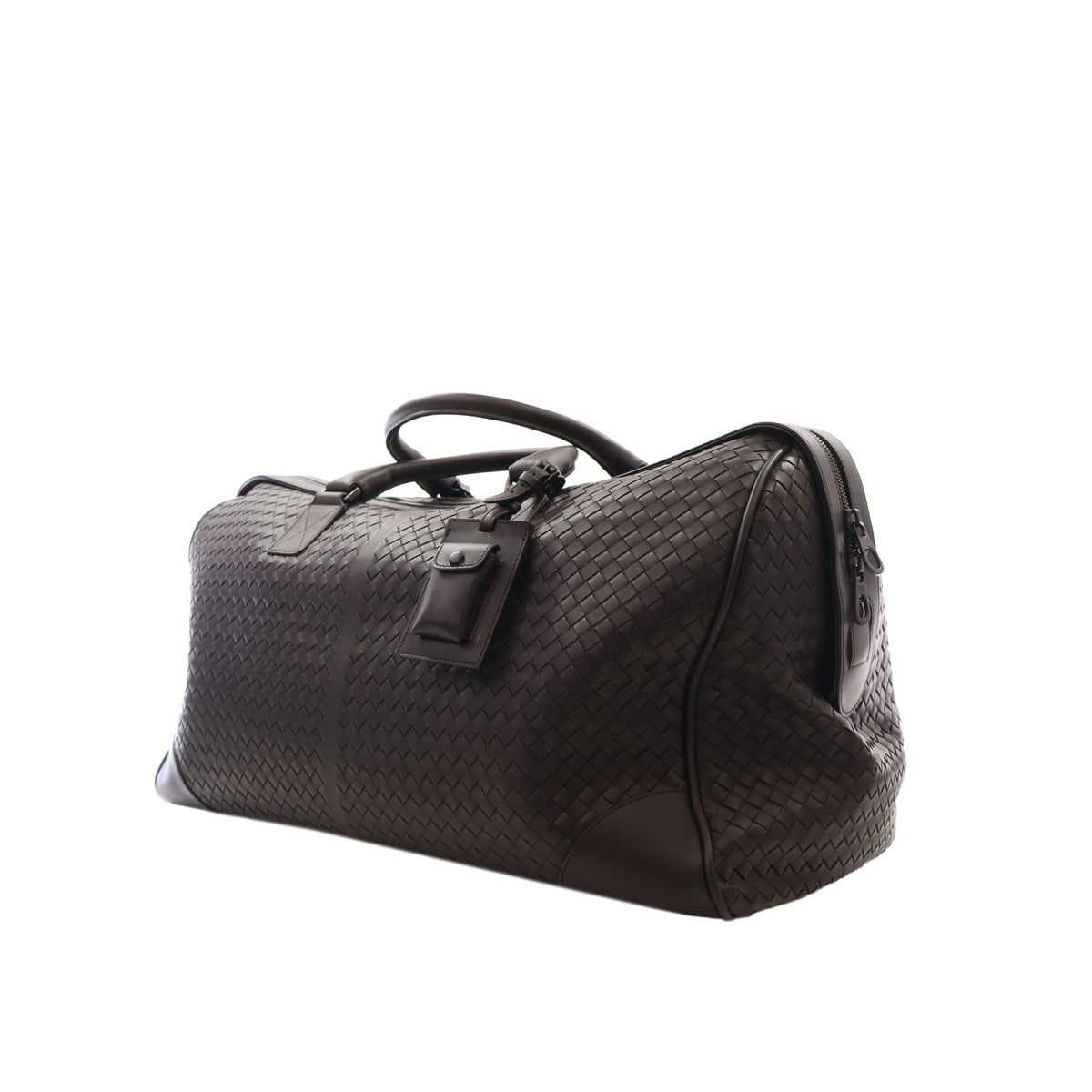 Bottega Veneta Large Nappa Intrecciato VN Duffel Bag — Brown