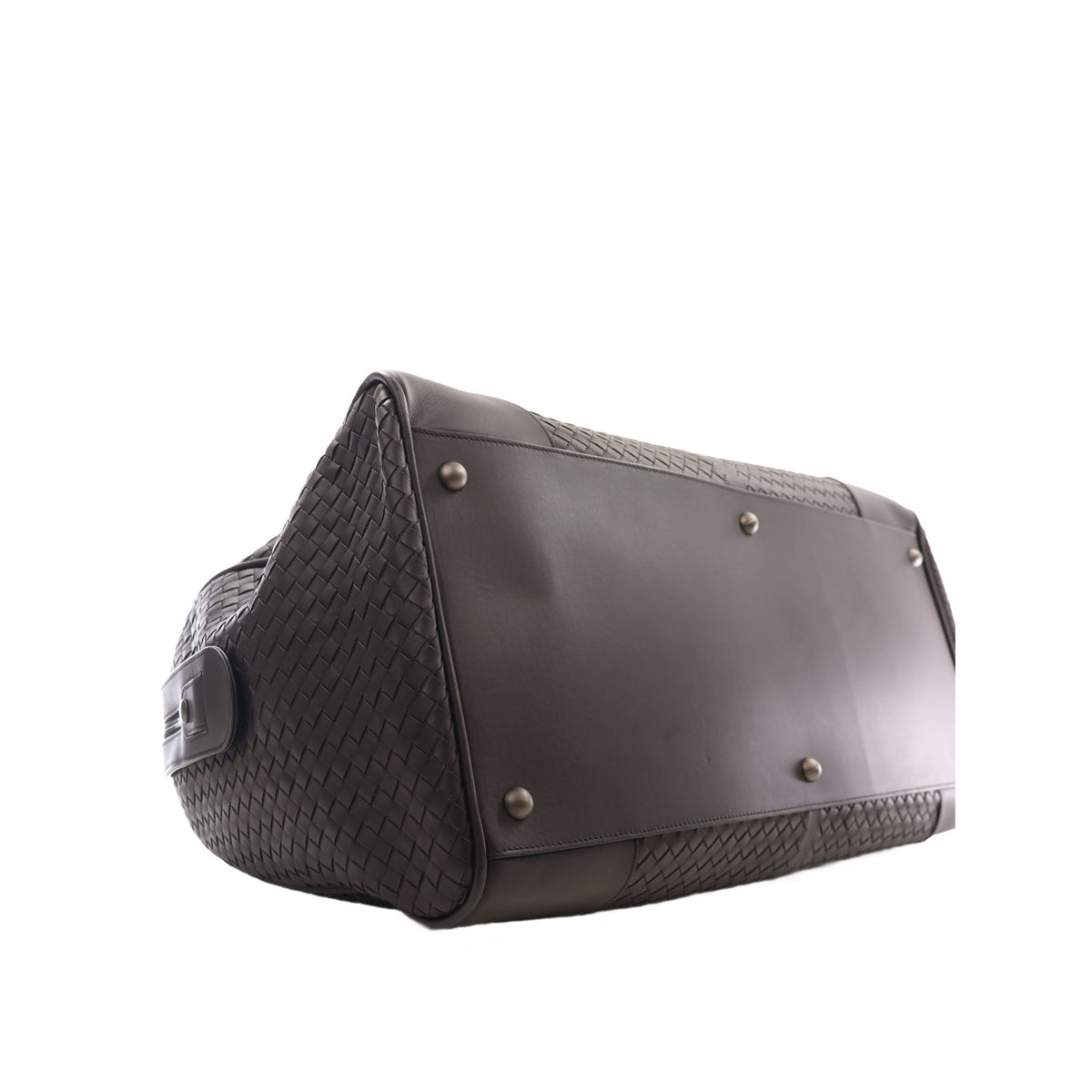 Bottega Veneta Large Nappa Intrecciato VN Duffel Bag — Brown