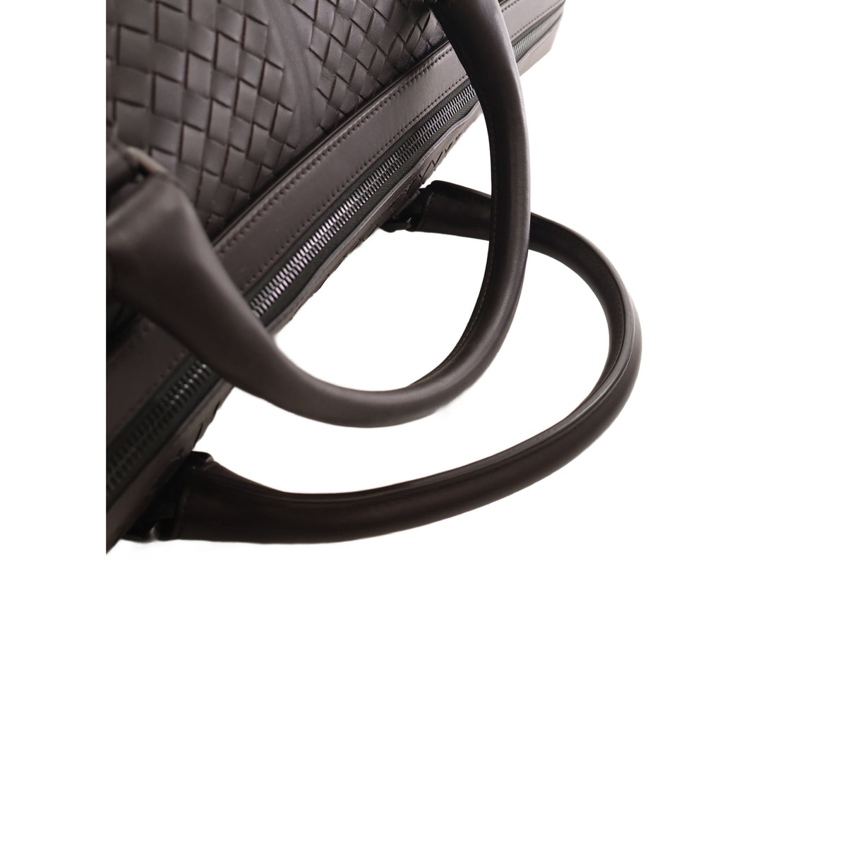 Bottega Veneta Large Nappa Intrecciato VN Duffel Bag — Brown
