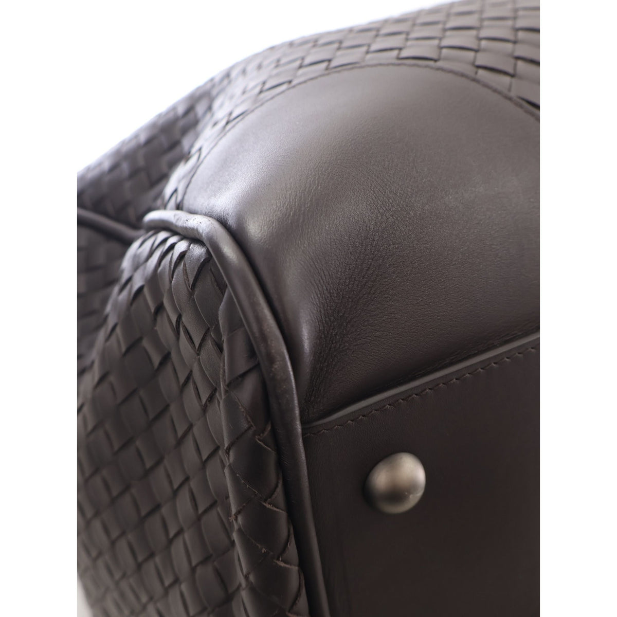 Bottega Veneta Large Nappa Intrecciato VN Duffel Bag — Brown