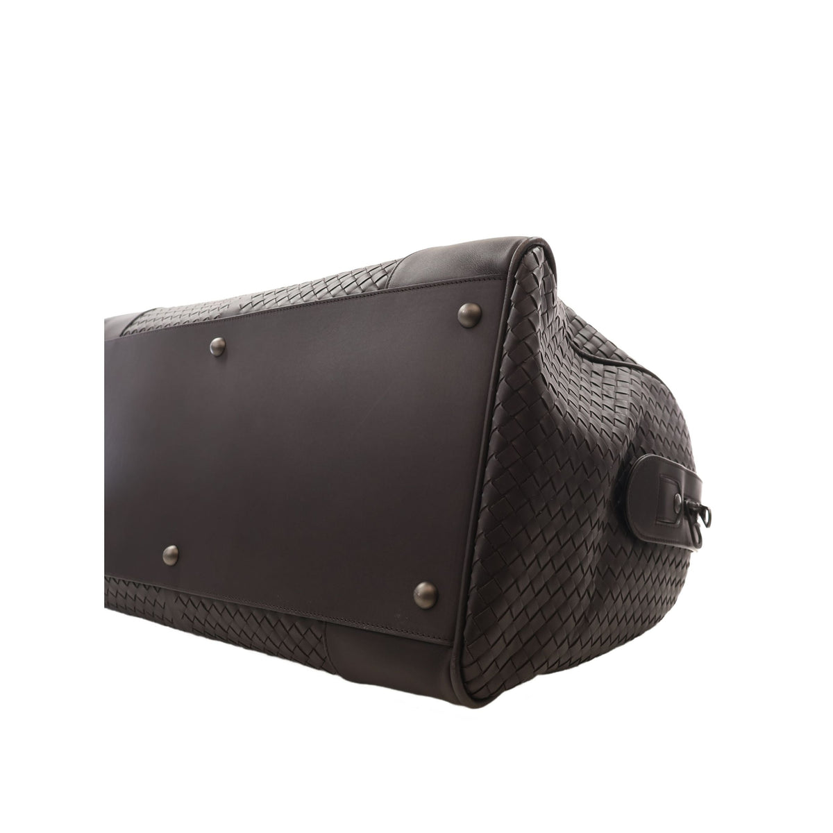 Bottega Veneta Large Nappa Intrecciato VN Duffel Bag — Brown