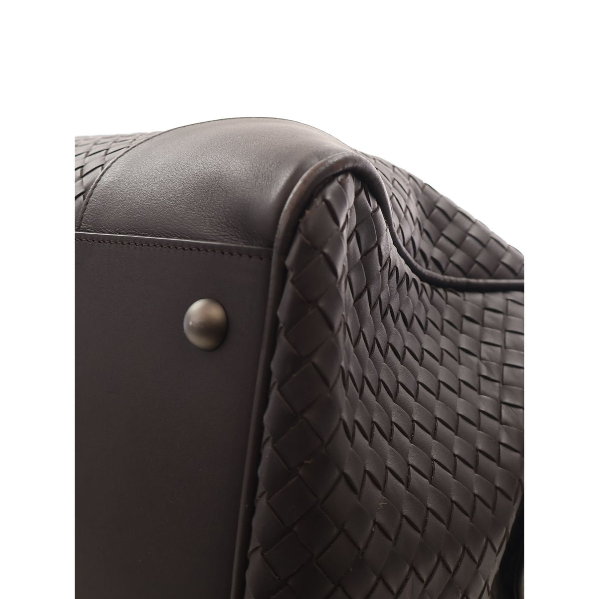 Bottega Veneta Large Nappa Intrecciato VN Duffel Bag — Brown
