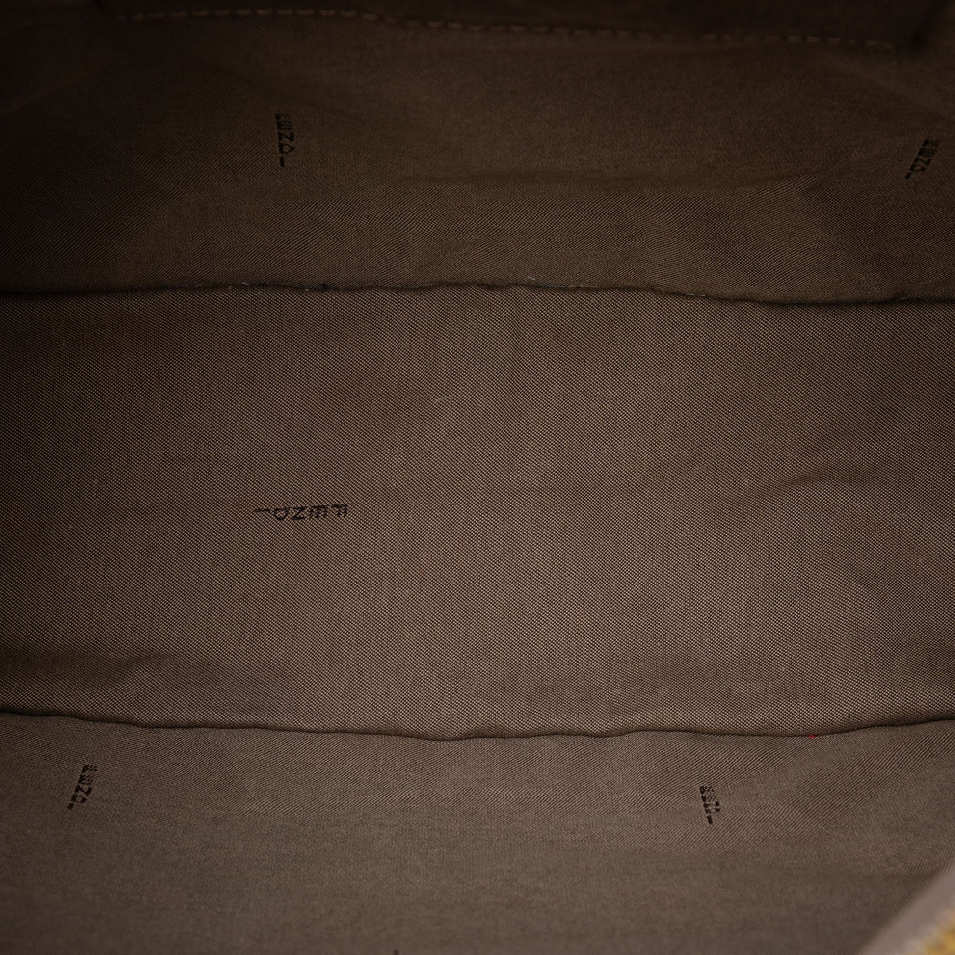 Fendi Zucchino Canvas F Charm Crossbody