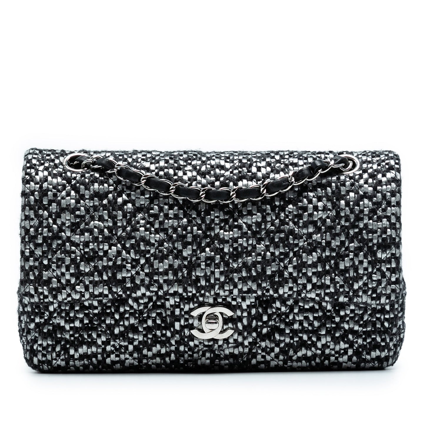Chanel Medium Classic Tweed Double Flap