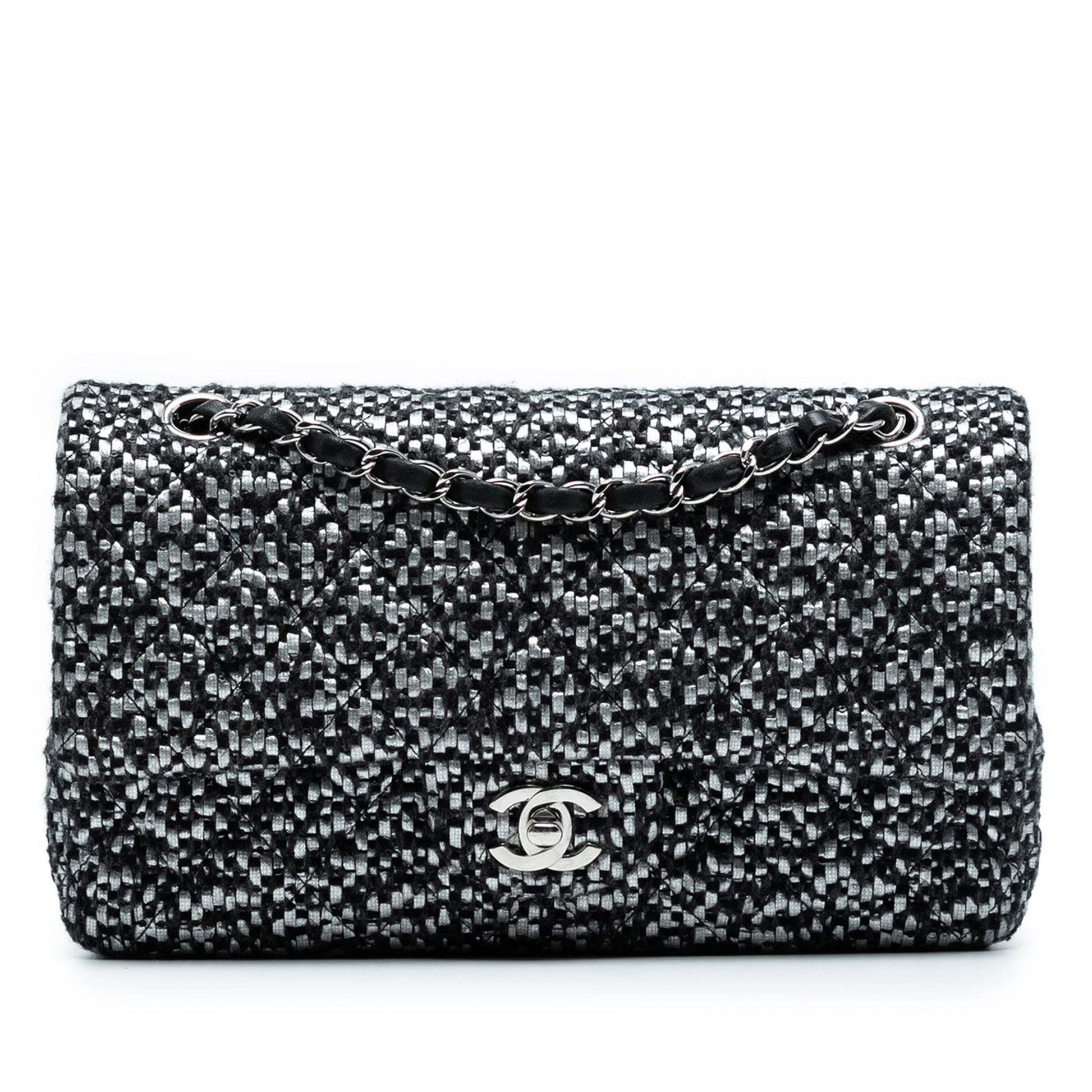 Chanel Medium Classic Tweed Double Flap
