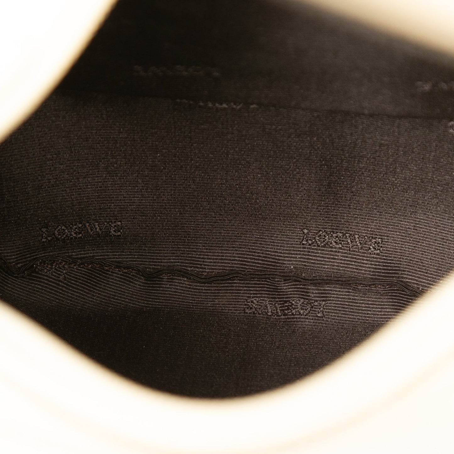 LOEWE Embossed Leather Logo Hobo