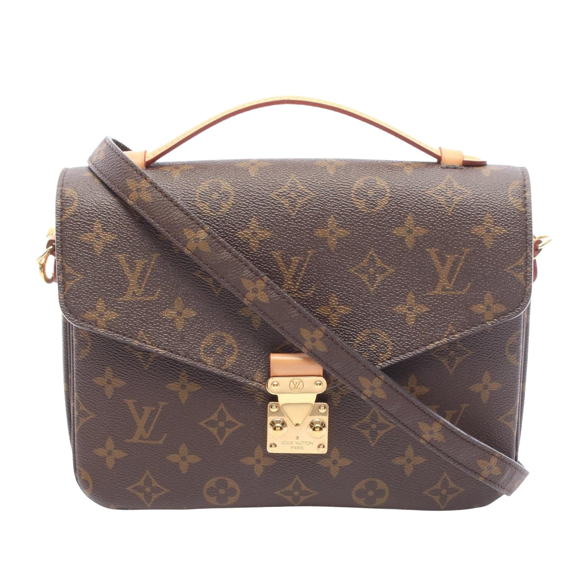 Louis Vuitton Monogram Pochette Metis — Brown