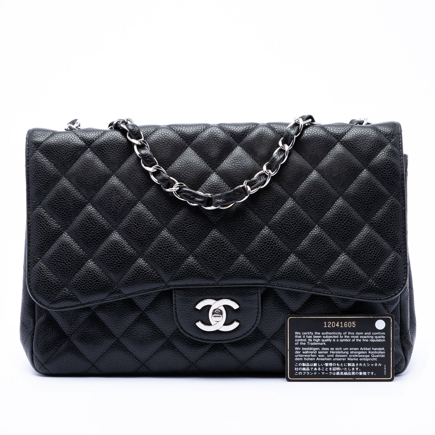 Chanel Jumbo Classic Caviar Single Flap