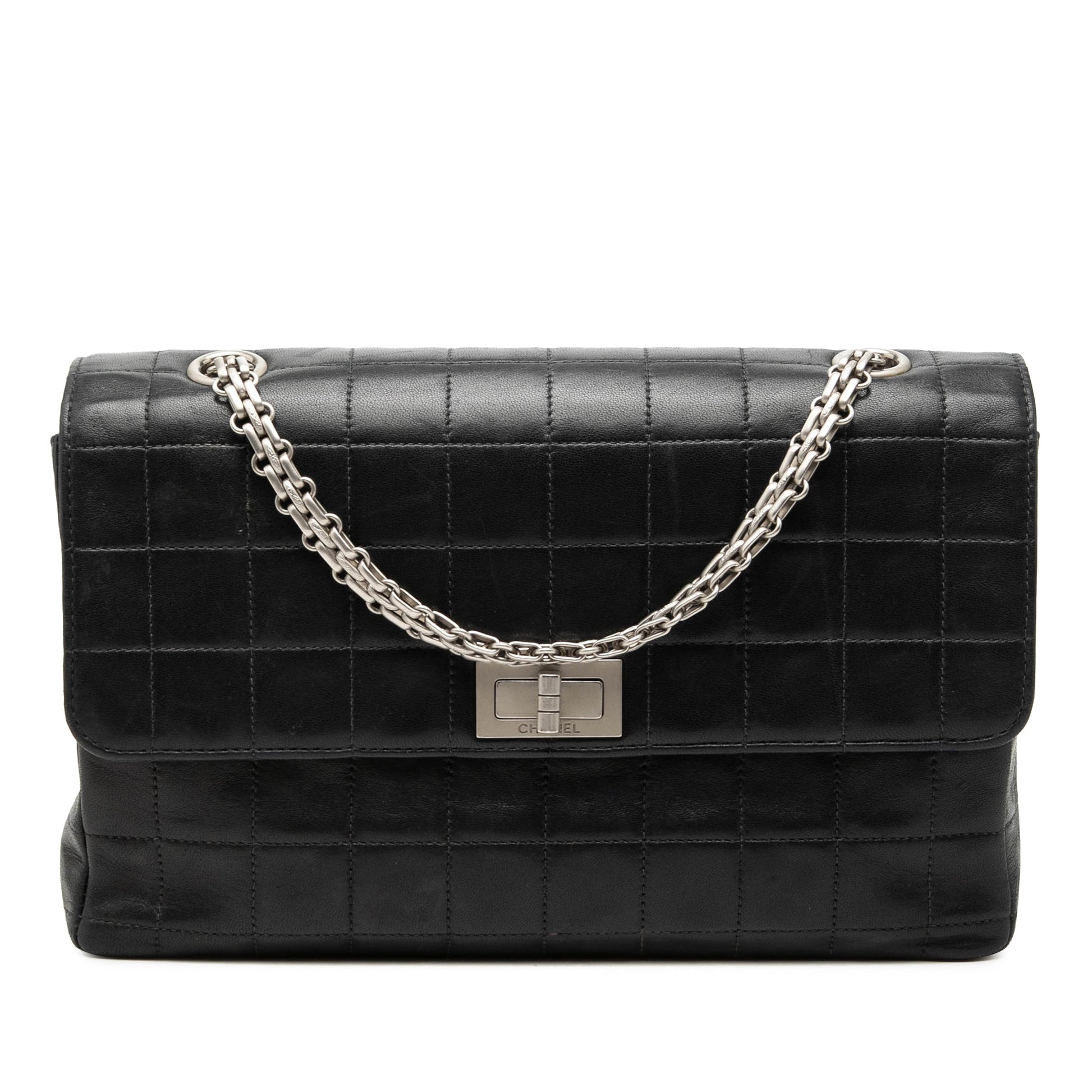 Chanel Chocolate Bar Lambskin Reissue 2.55 Single Flap
