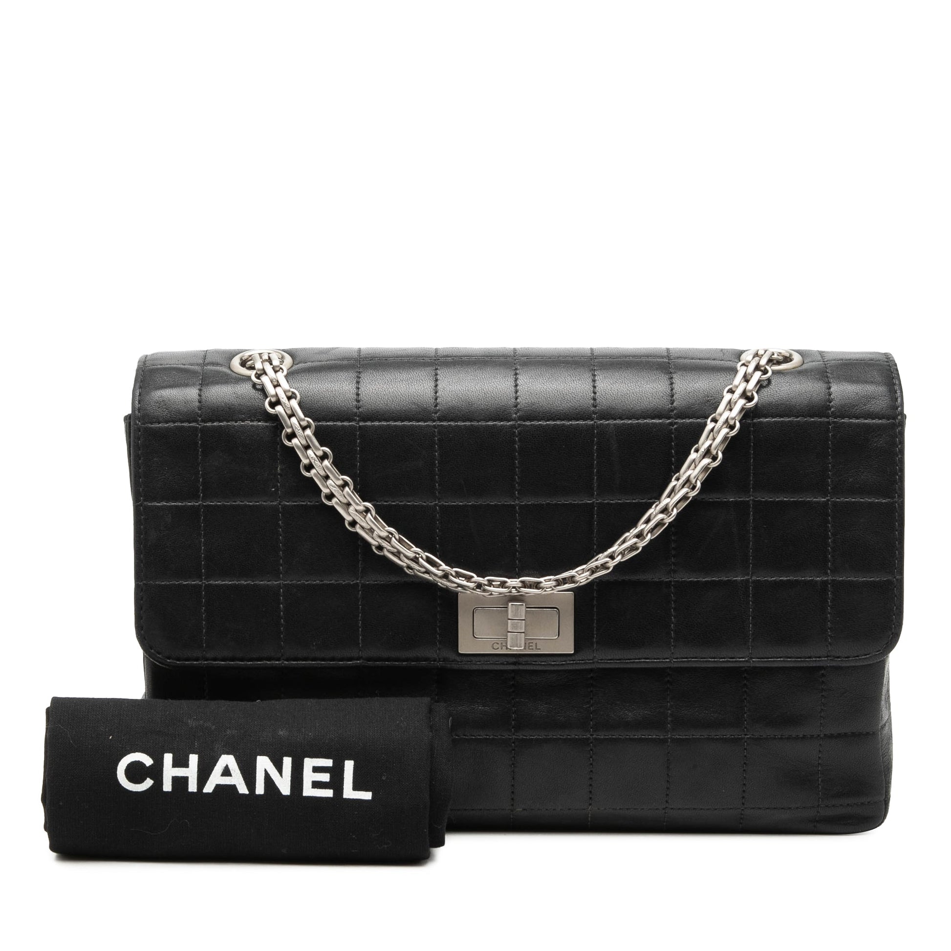 Chanel Chocolate Bar Lambskin Reissue 2.55 Single Flap