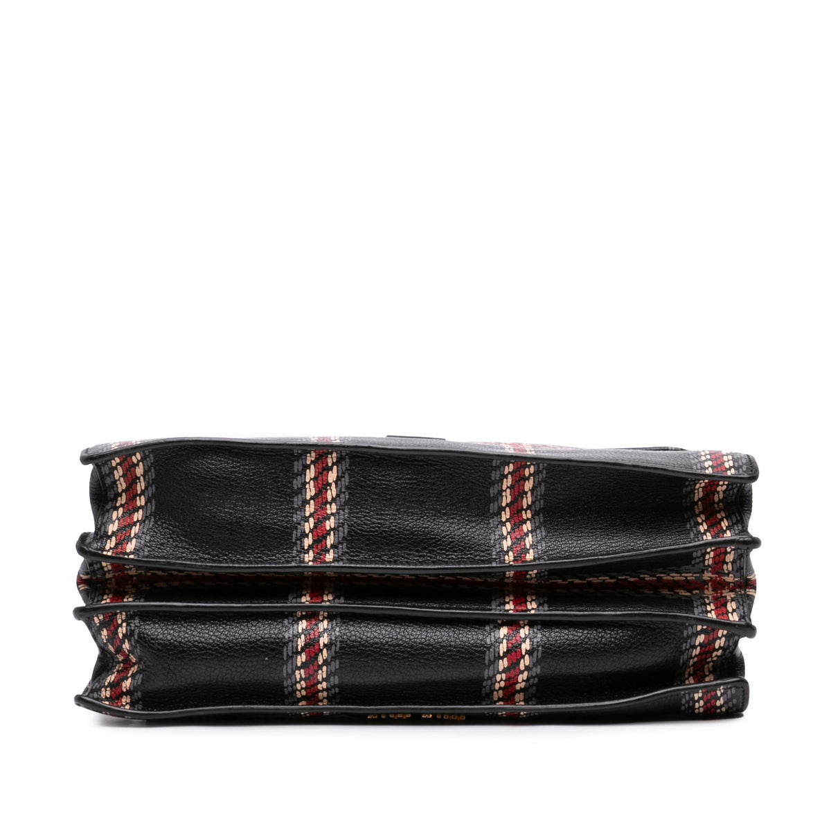 Miu Miu Printed Goatskin Madras Top Handle Bag