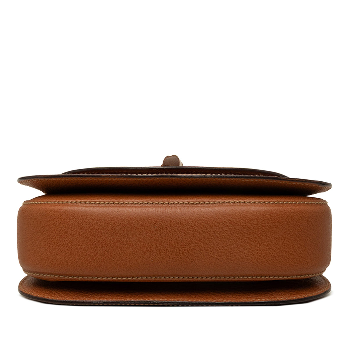 Gucci Small Grained Calfskin Bamboo Night — Brown