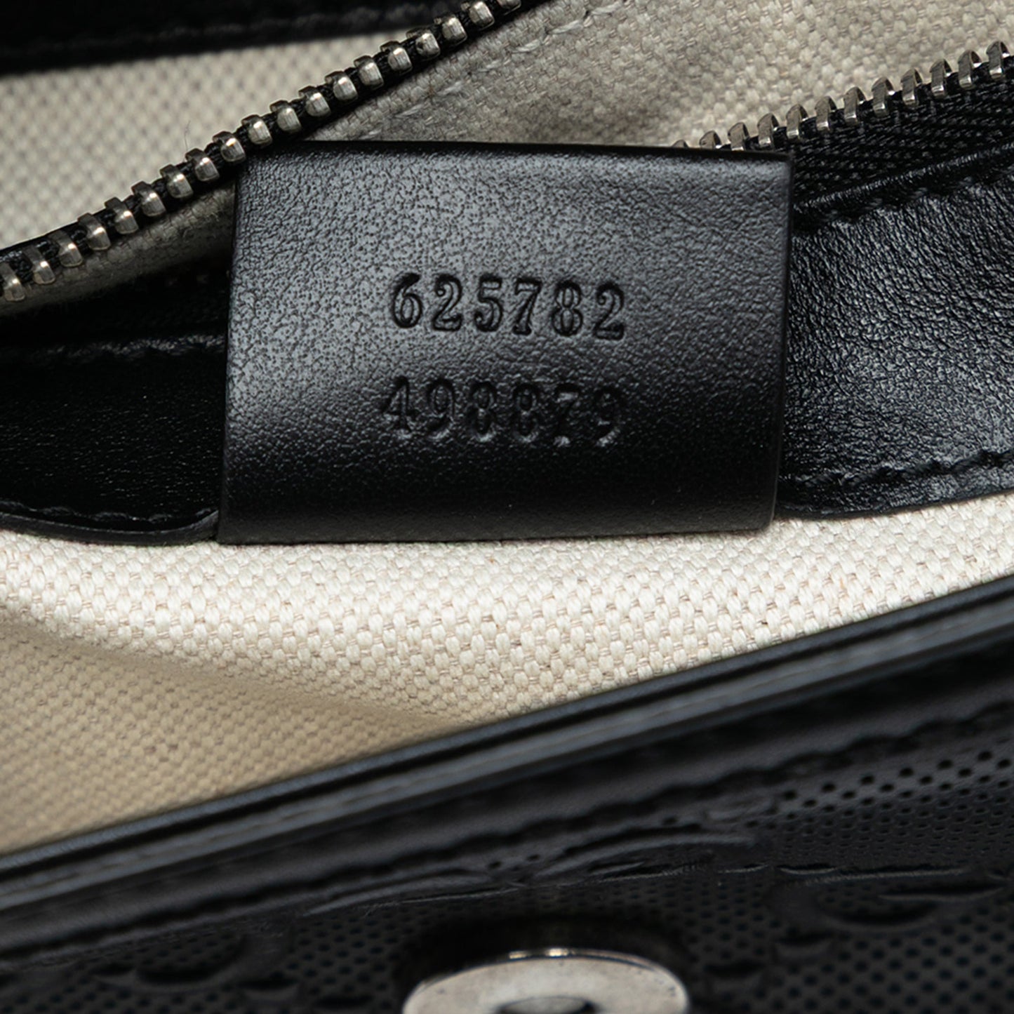 Gucci GG Embossed Leather Flap Crossbody