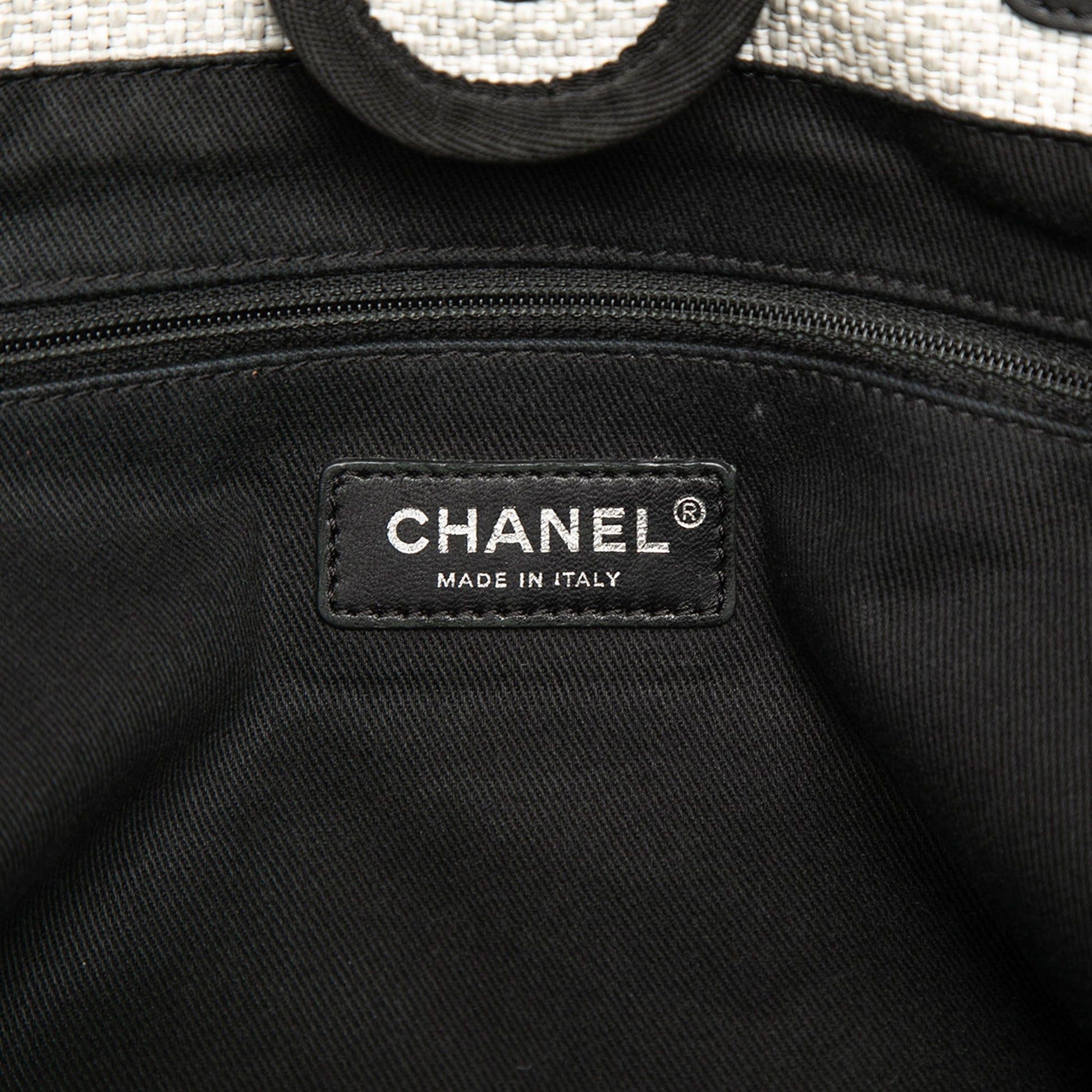 Chanel Small Canvas Deauville Tote