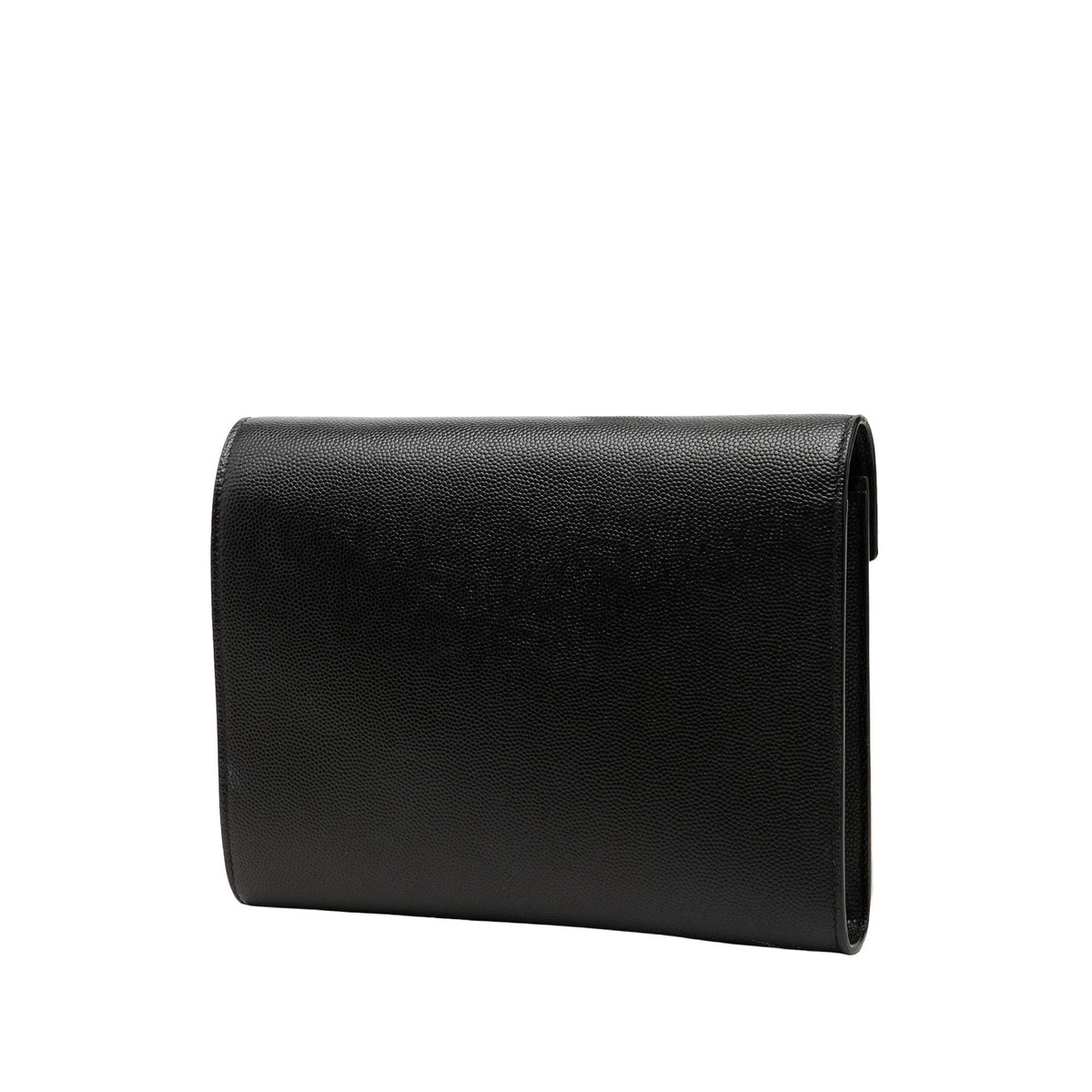 Saint Laurent Grain De Poudre Monogram Cassandra Chain Wallet