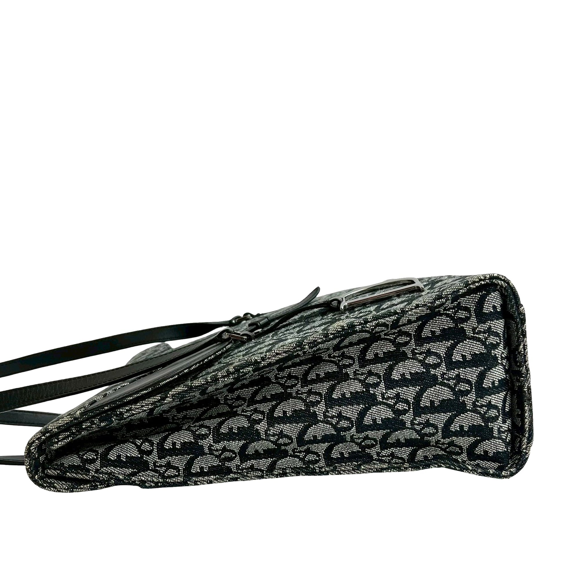 Dior Diorissimo Trotter Canvas Saddle Tote