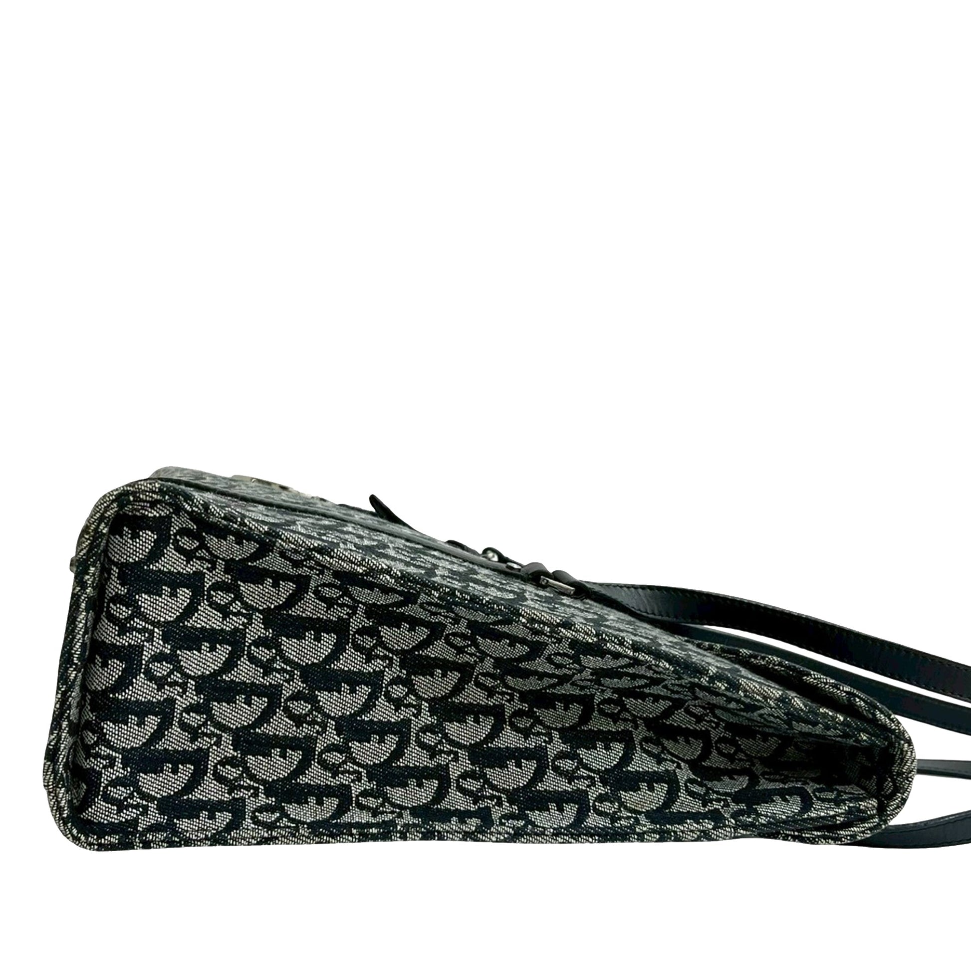 Dior Diorissimo Trotter Canvas Saddle Tote