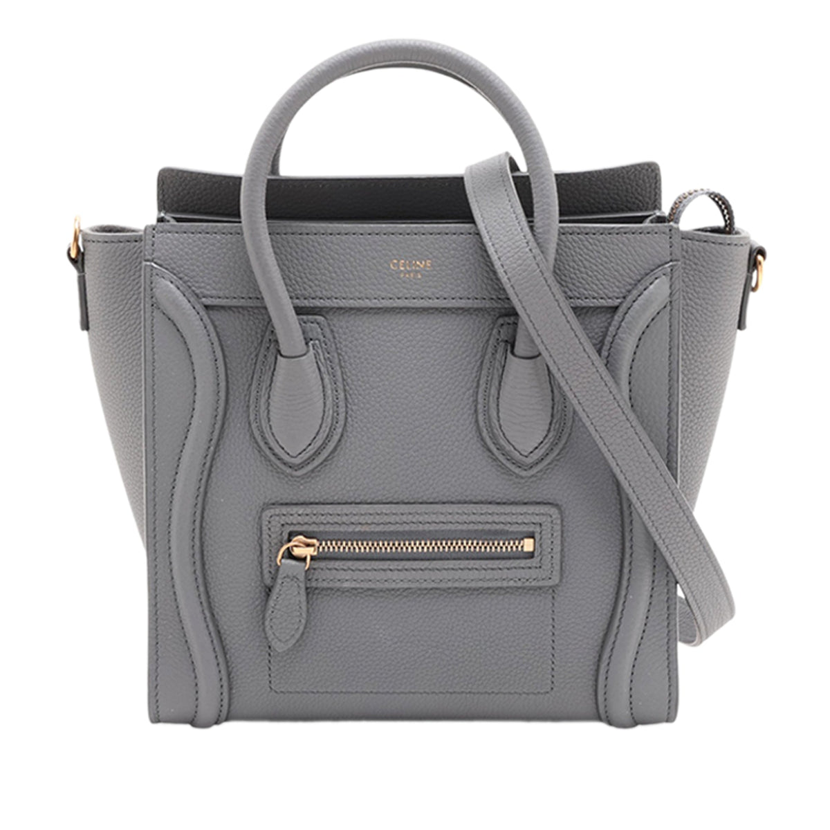 Celine Nano Leather Luggage Tote