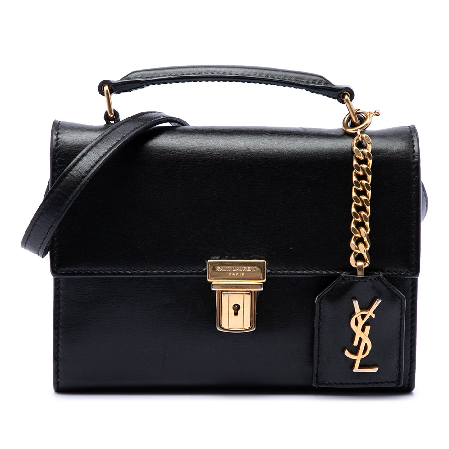 Saint Laurent Mini Smooth Calfskin High School Satchel