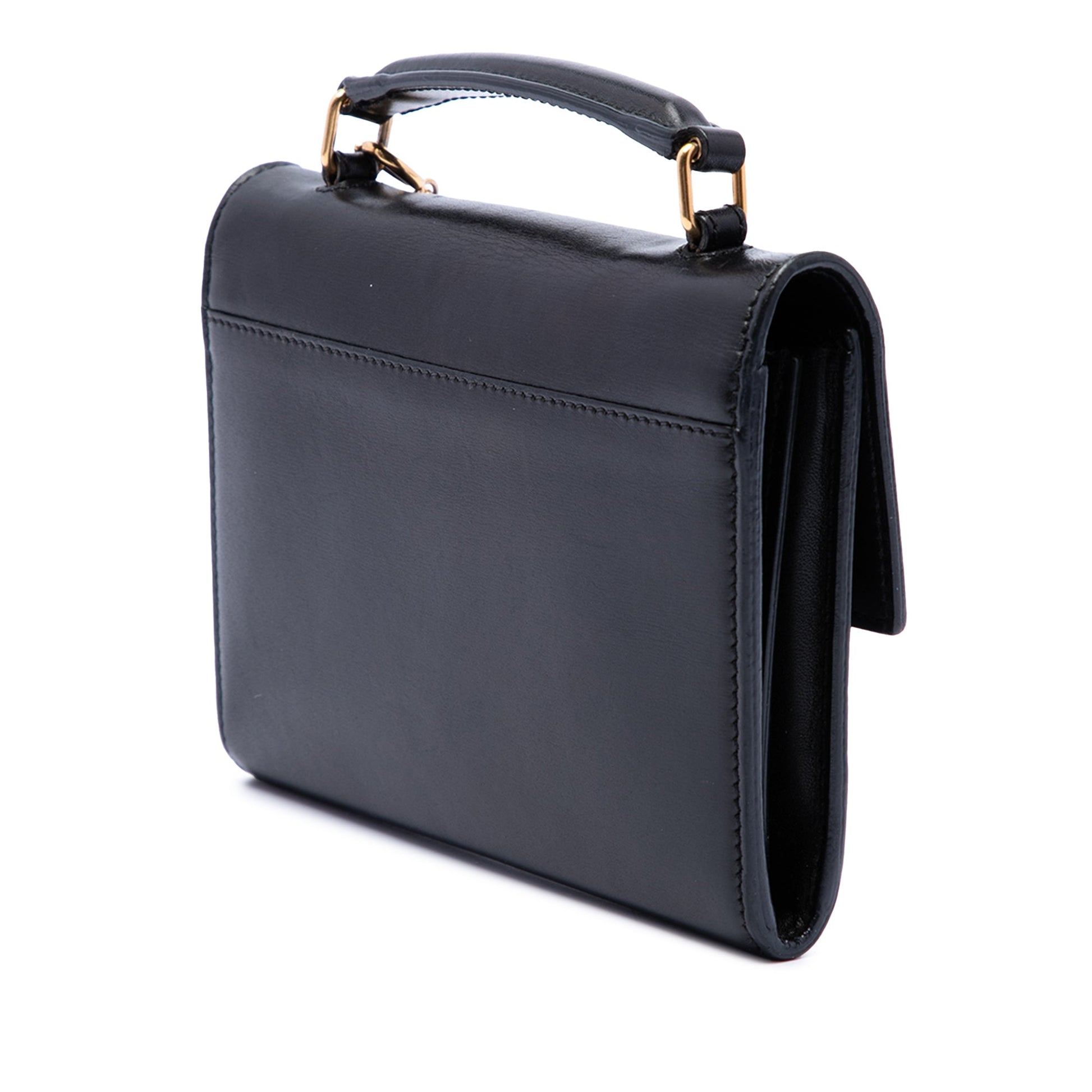 Saint Laurent Mini Smooth Calfskin High School Satchel