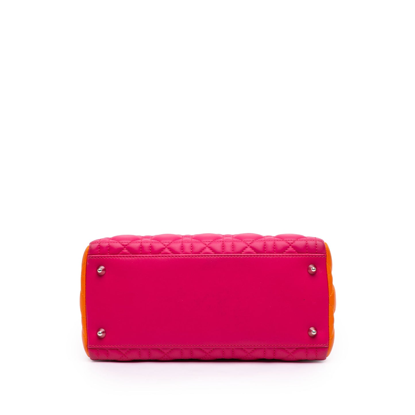 Dior Medium Tricolor Lambskin Cannage Lady Dior