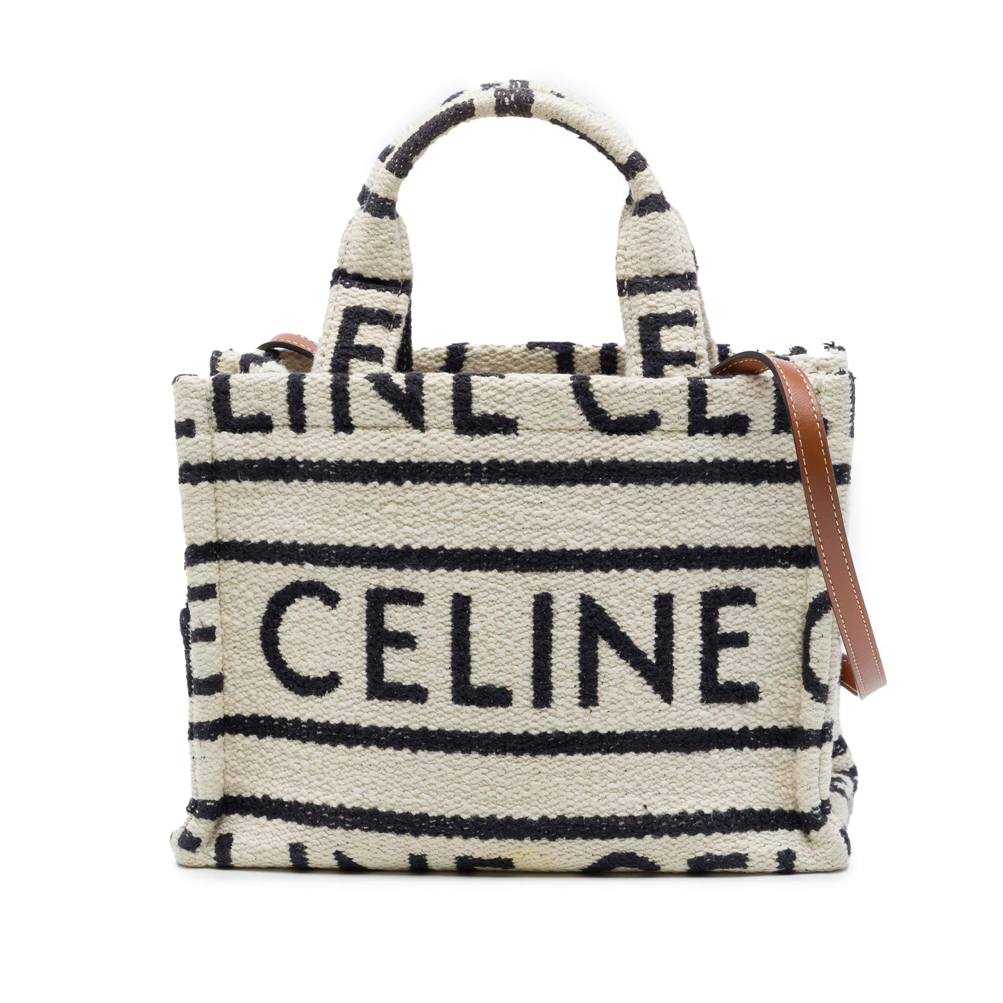 Celine Small Canvas Cabas Thais Satchel