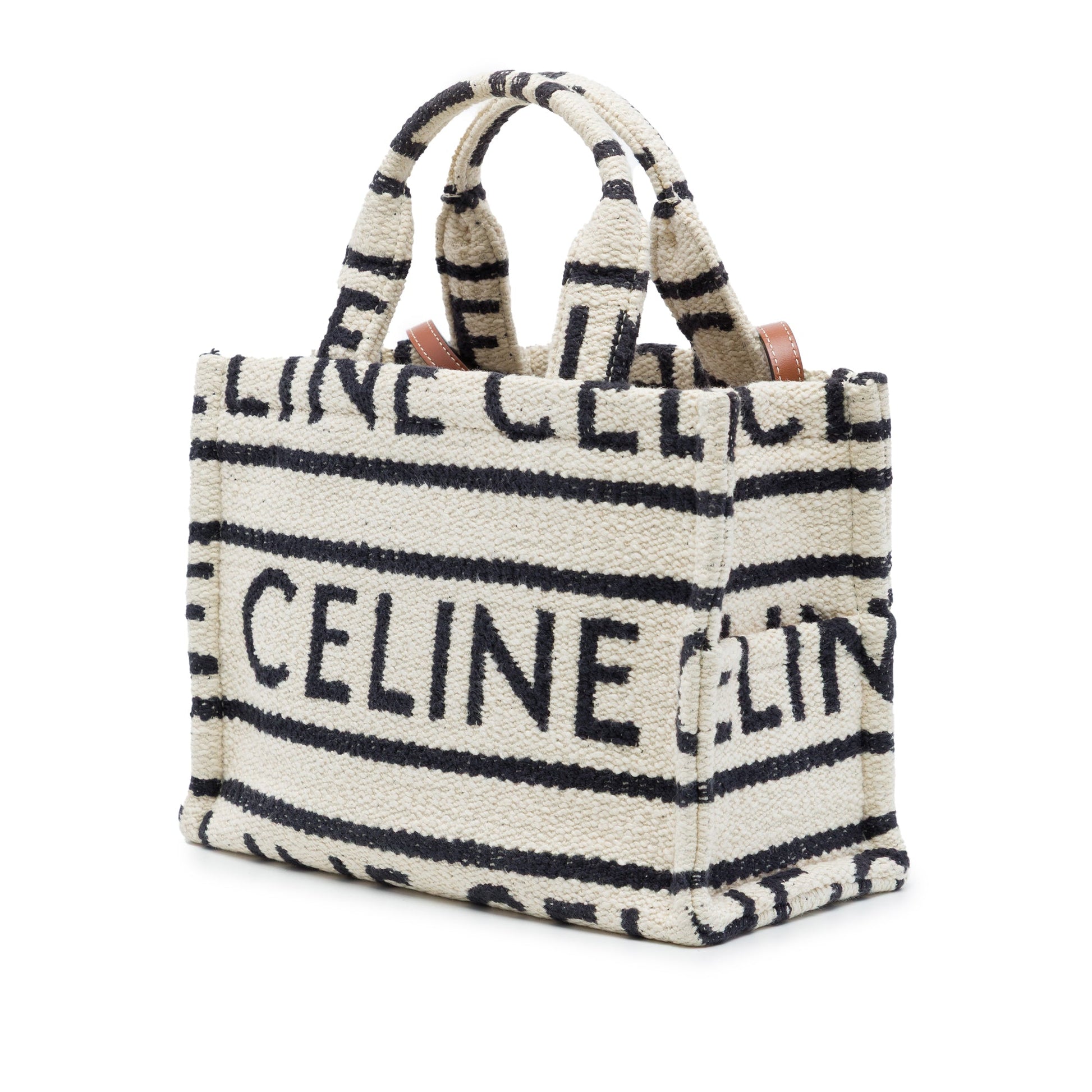 Celine Small Canvas Cabas Thais Satchel