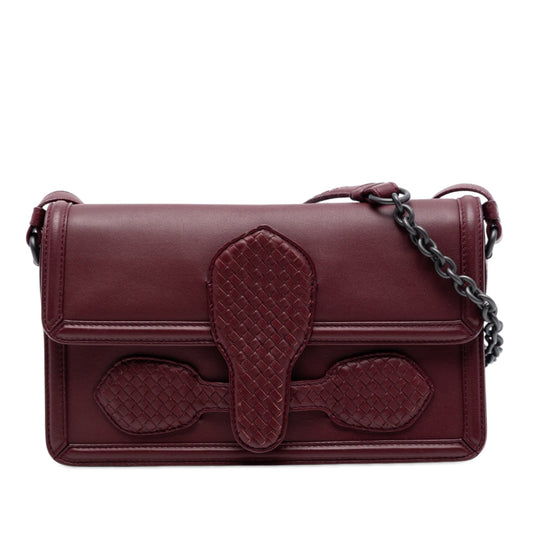Nappa Intrecciato Rialto Shoulder Bag
