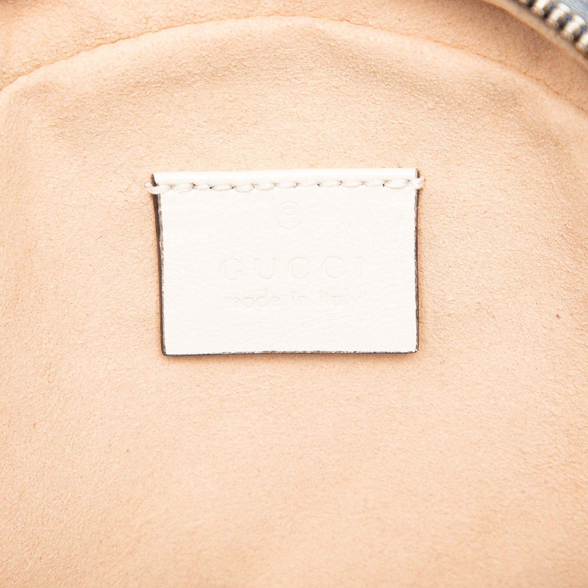 Gucci Mini GG Marmont Matelasse Leather Torchon Round Crossbody