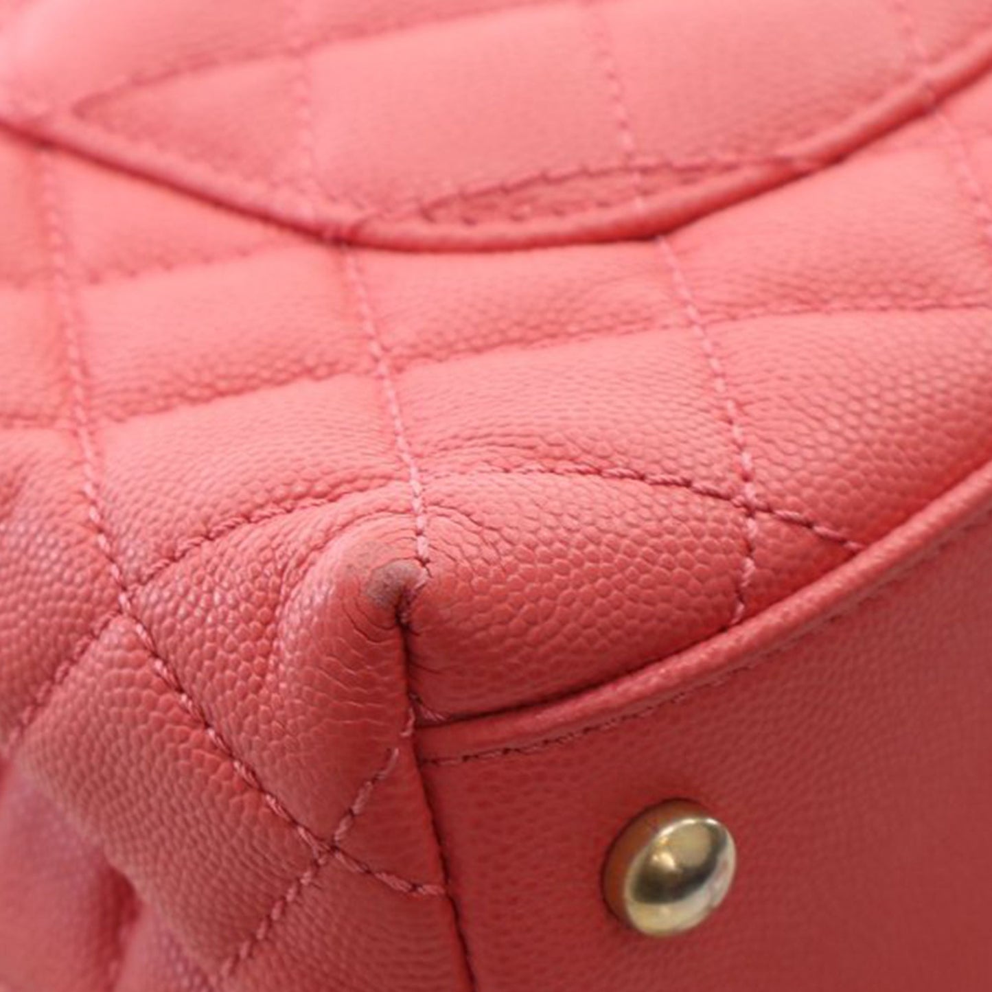 Chanel Mini Caviar Coco Top Handle Bag