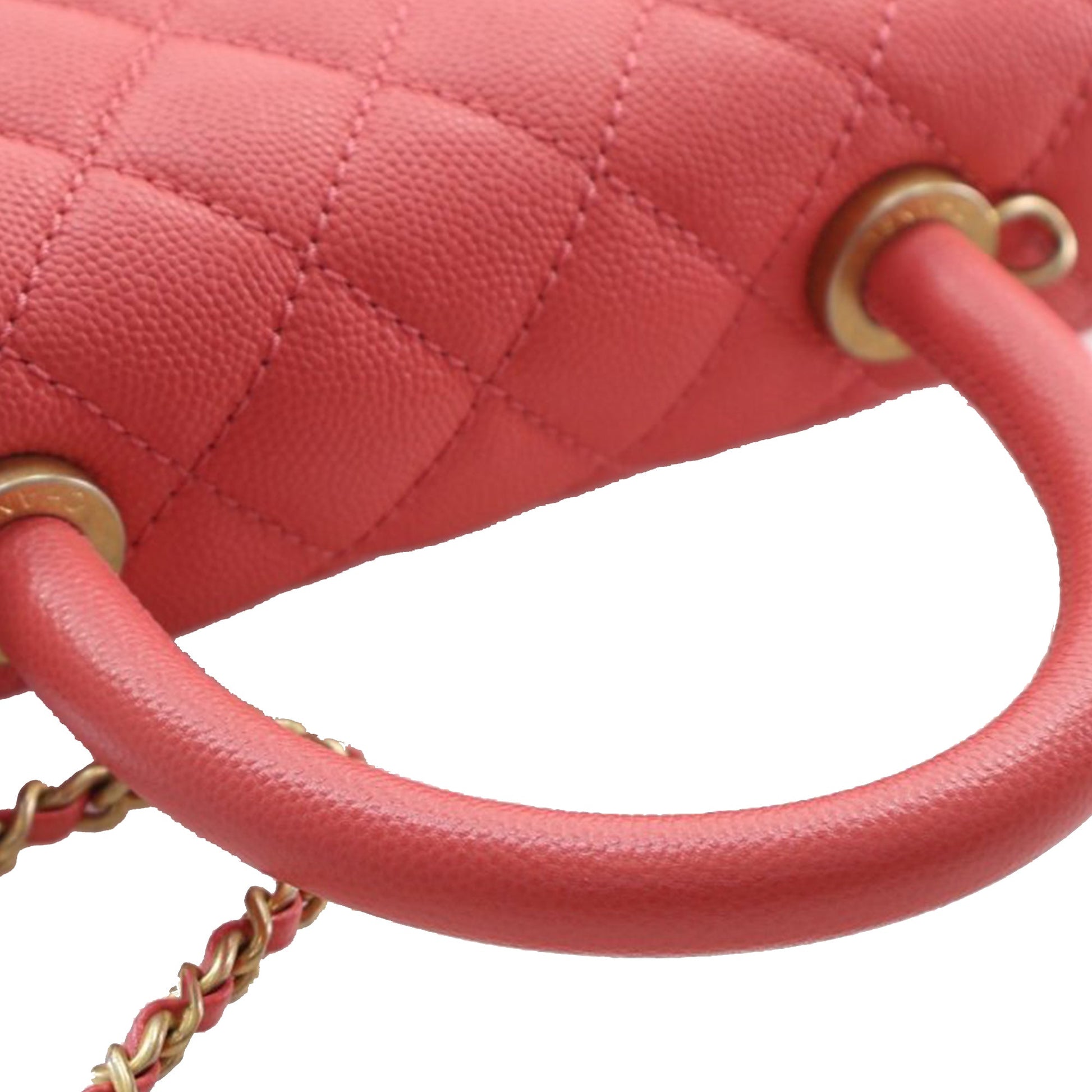Chanel Mini Caviar Coco Top Handle Bag