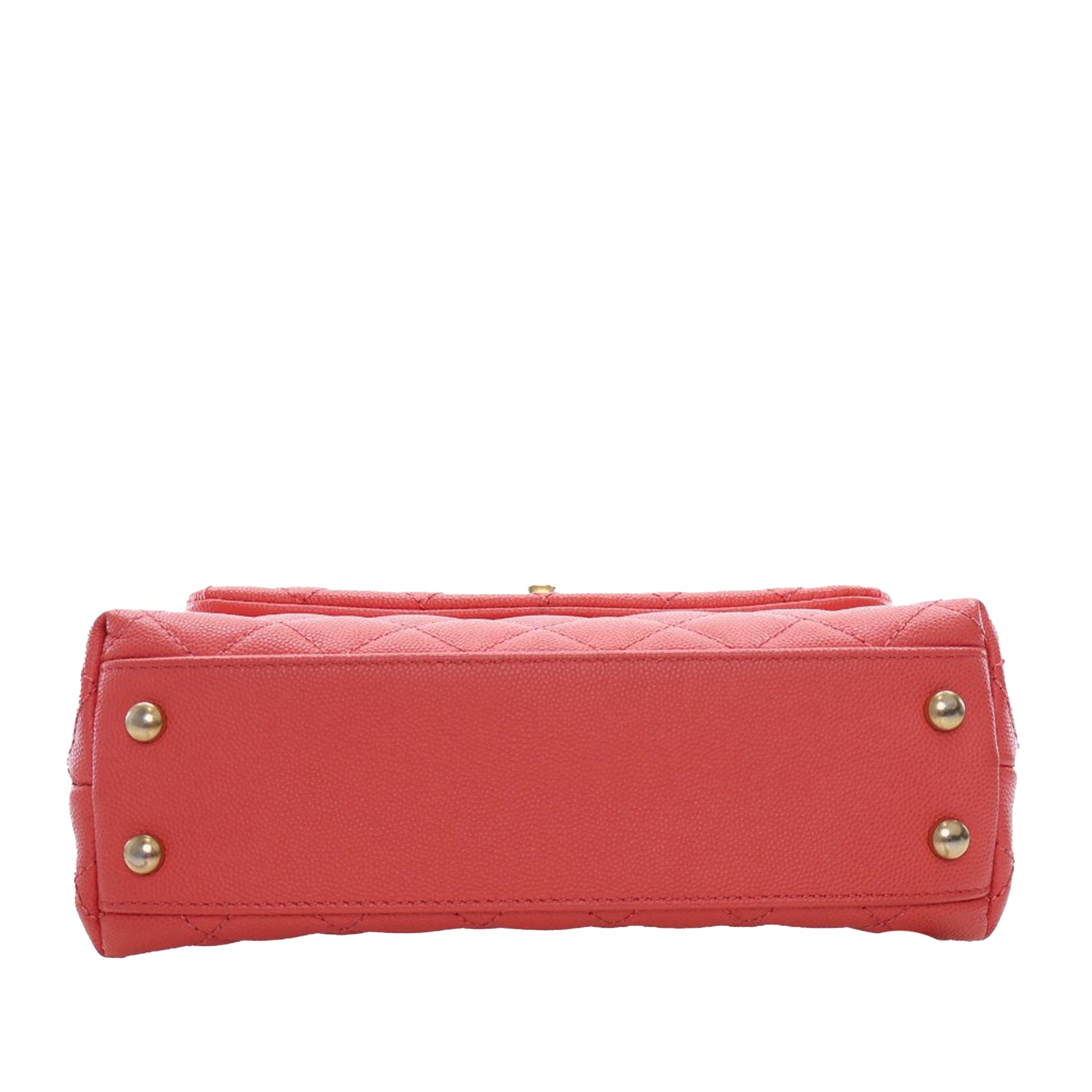 Chanel Mini Caviar Coco Top Handle Bag